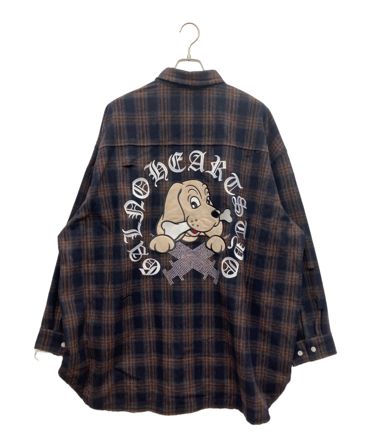 中古・古着通販】GALFY (ガルフィー) シャツジャケット ブラック 
