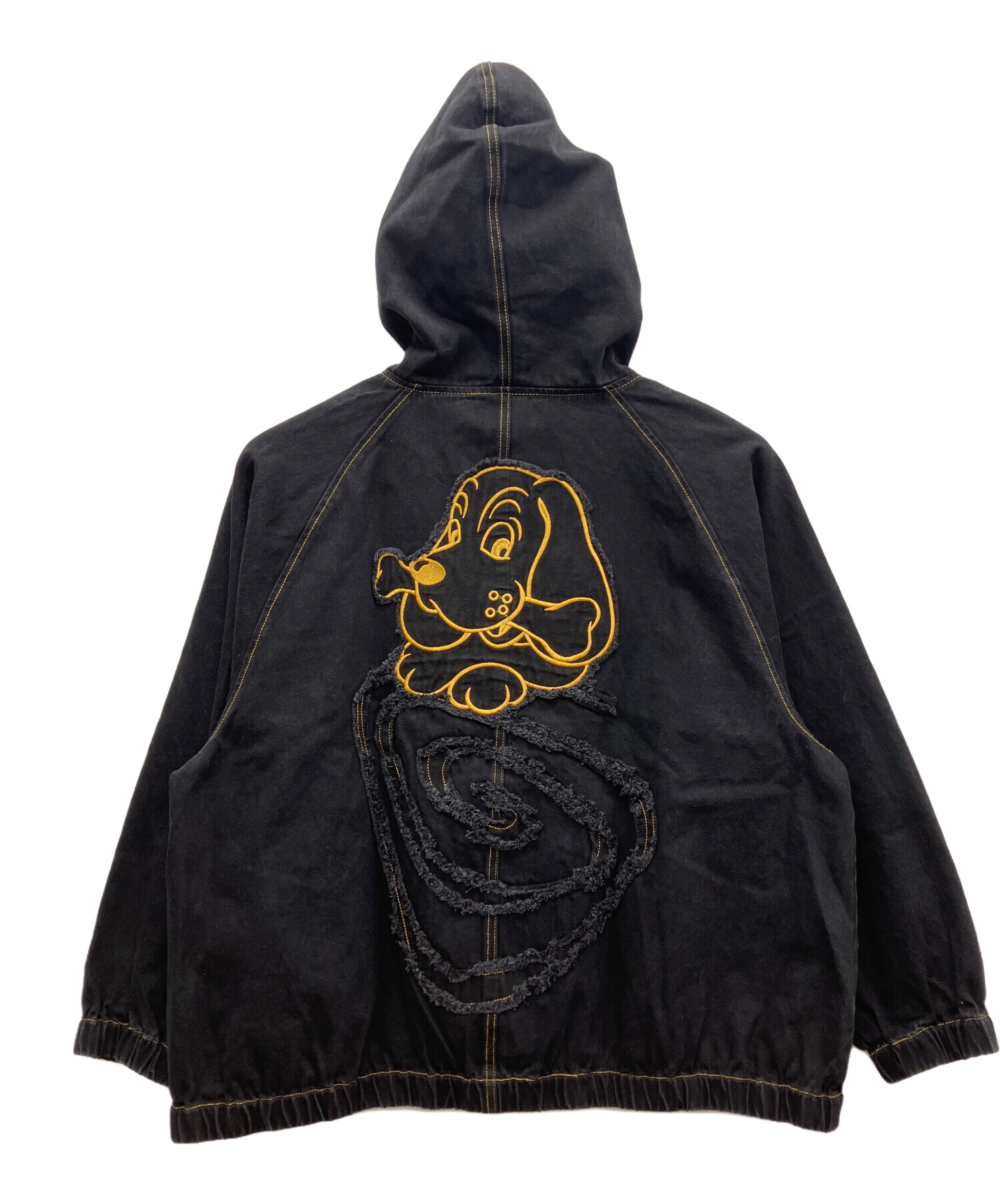 中古・古着通販】GALFY (ガルフィー) ジップブルゾン ブラック サイズ 