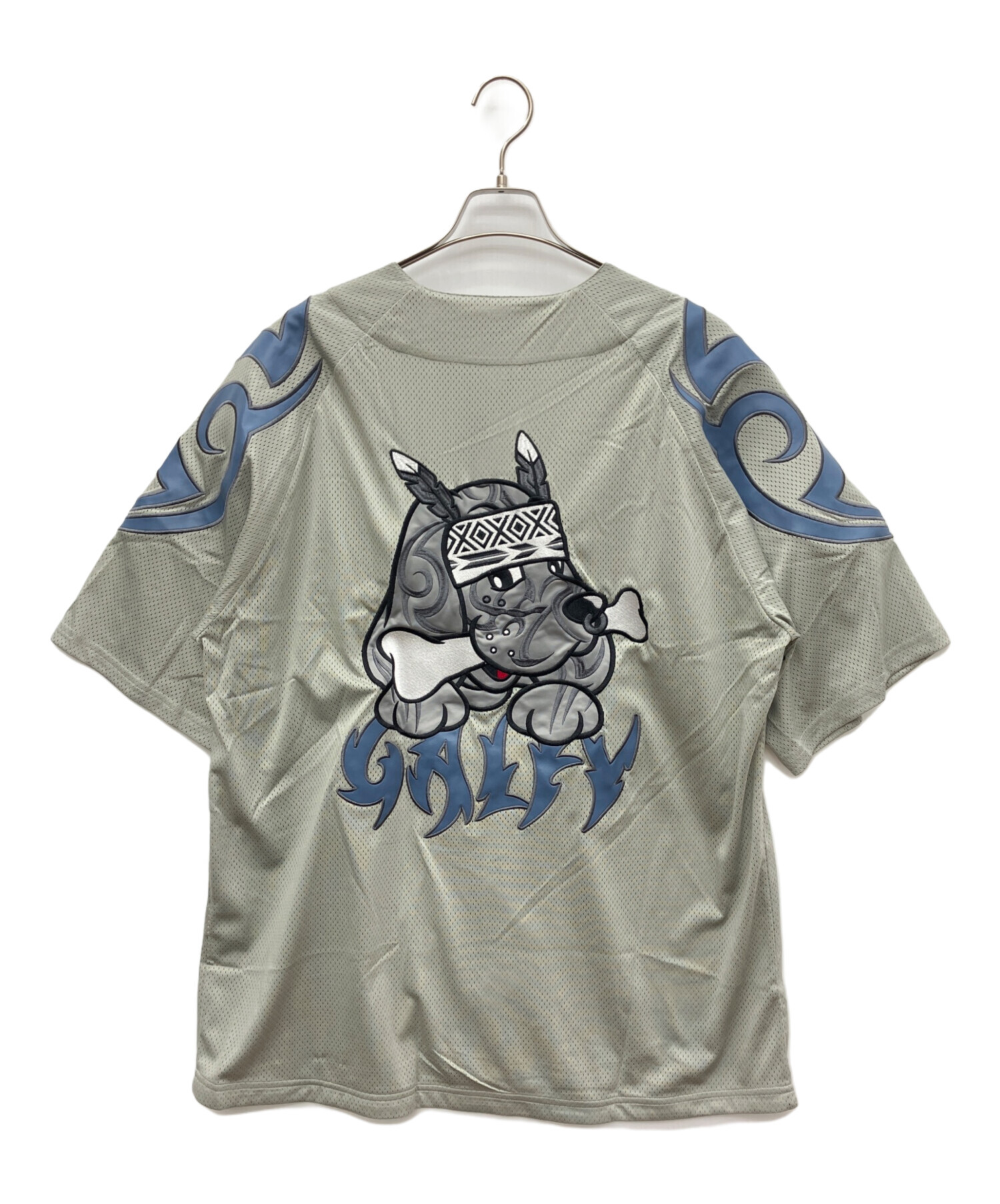 中古・古着通販】GALFY (ガルフィー) ゲームシャツ グレー サイズ:中型 