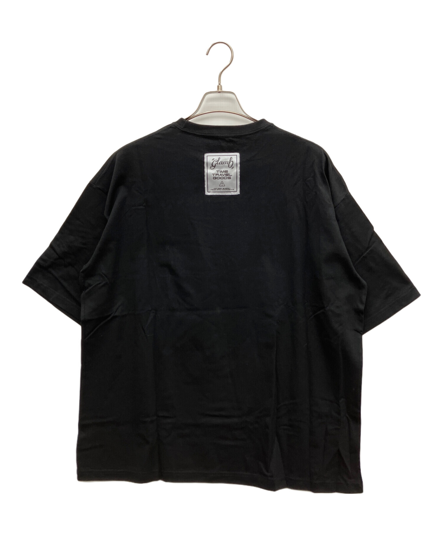 中古・古着通販】glamb (グラム) プリントTシャツ ブラック サイズ:L 