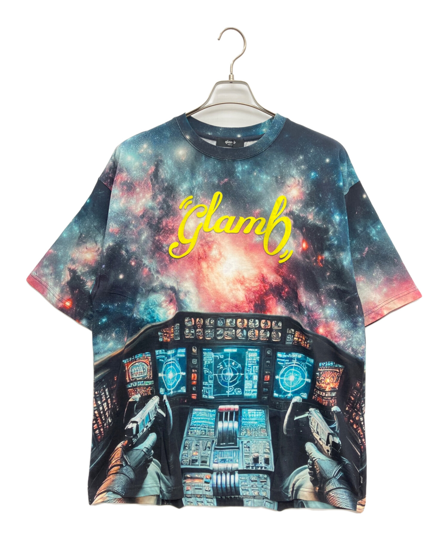 中古・古着通販】glamb (グラム) スペースデザインTシャツ マルチ 