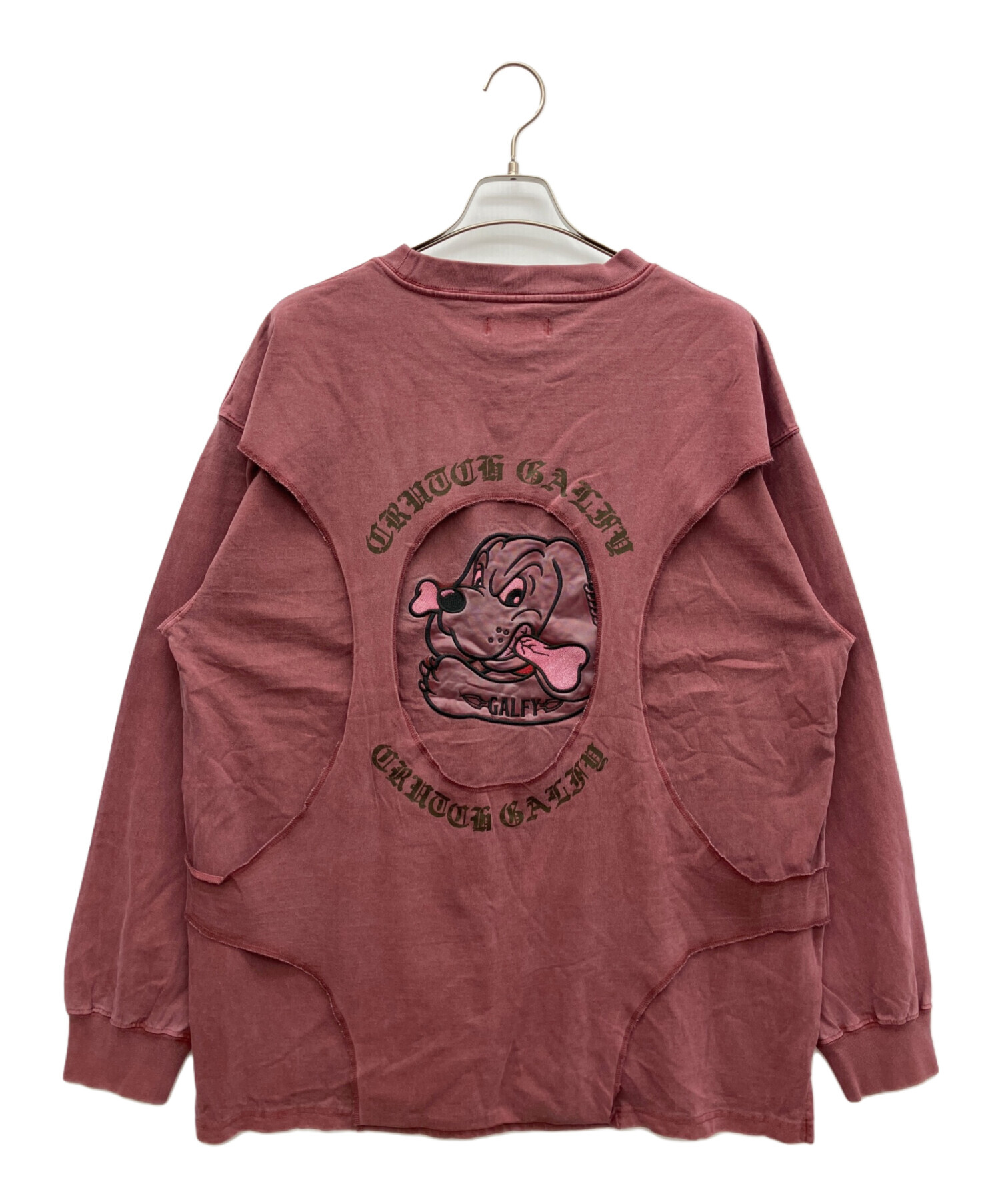 中古・古着通販】GALFY (ガルフィー) ロングスリーブTシャツ レッド 