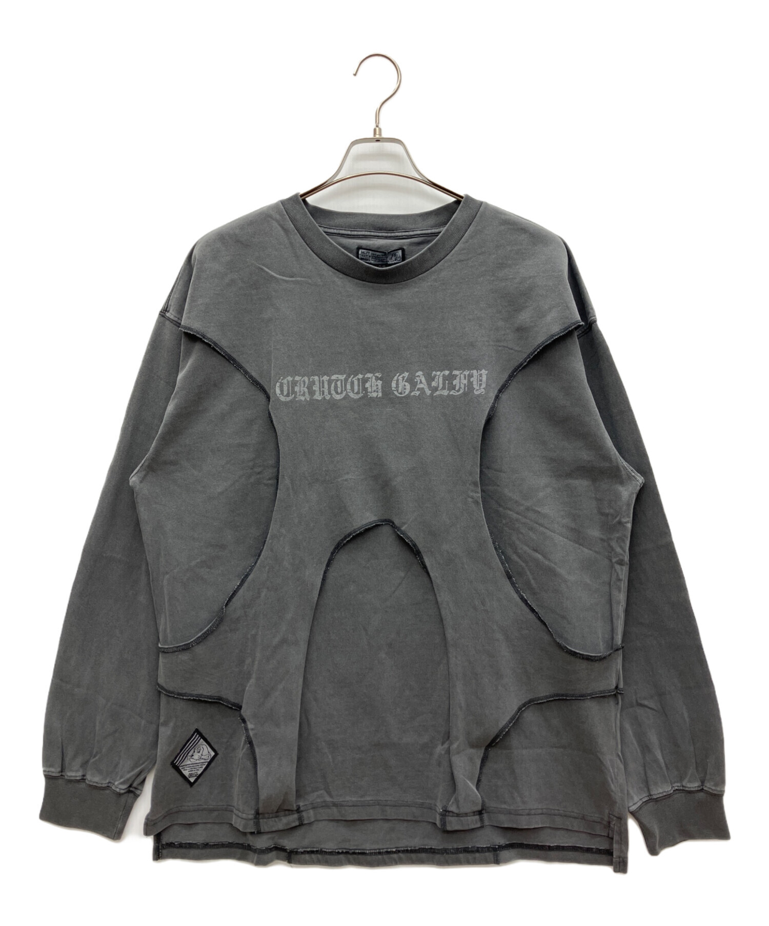 中古・古着通販】GALFY (ガルフィー) ロングスリーブTシャツ グレー