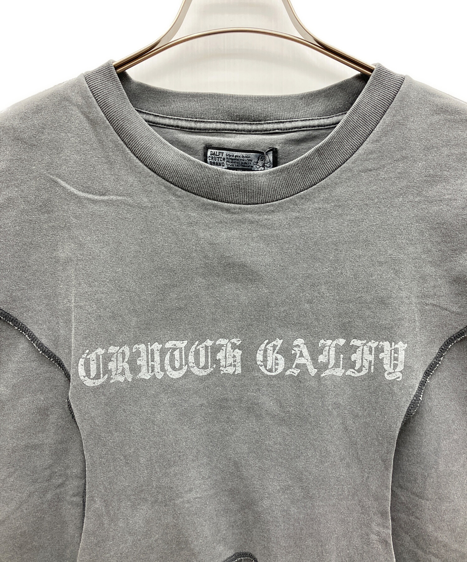 中古・古着通販】GALFY (ガルフィー) ロングスリーブTシャツ グレー