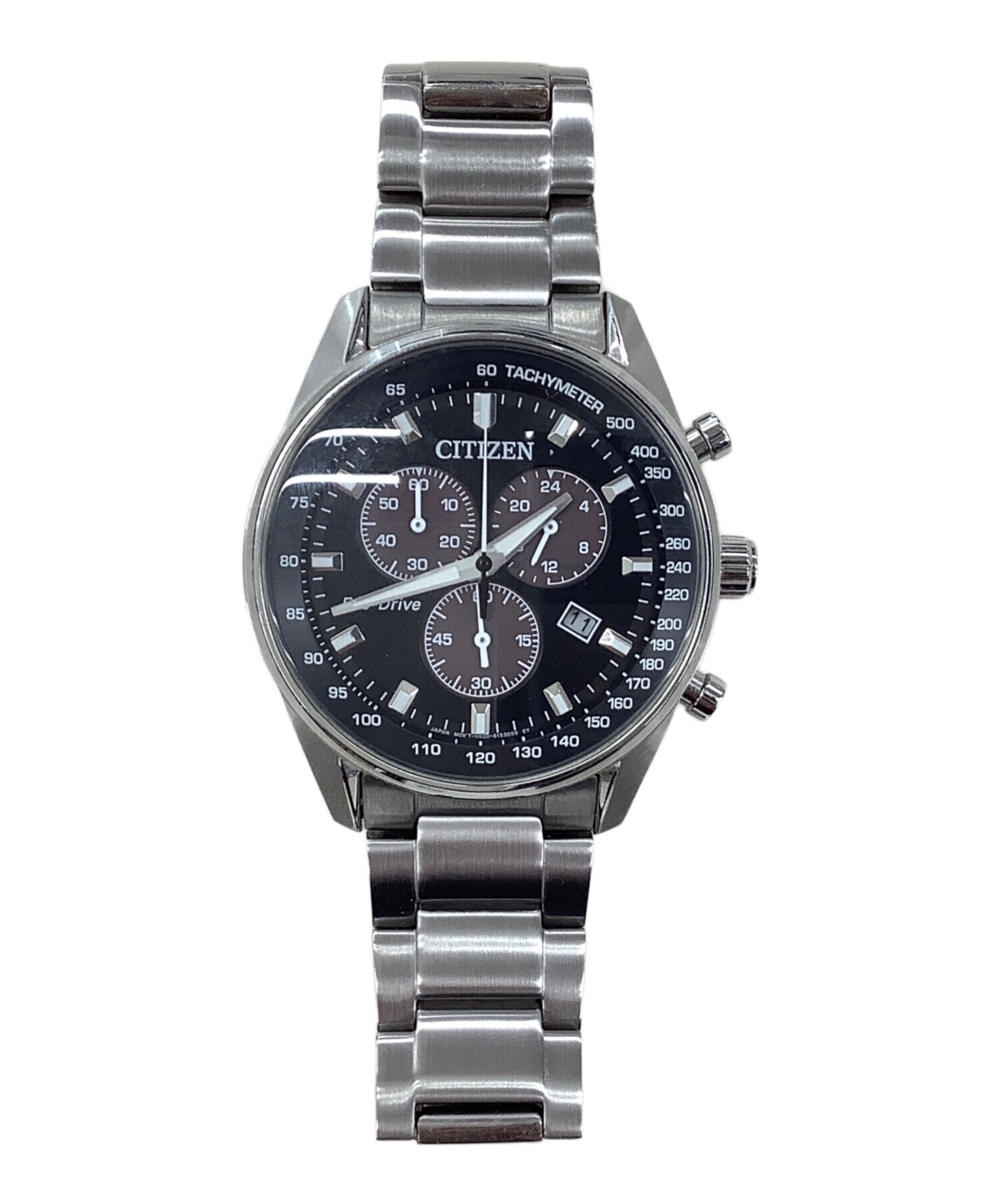 中古・古着通販】CITIZEN (シチズン) クロノグラフ ブラック｜ブランド