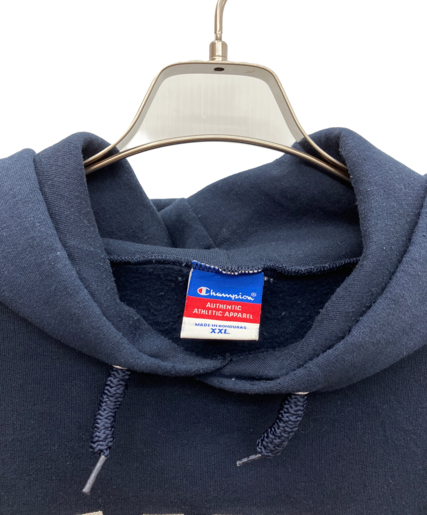 CHAMPION チャンピオン パーカー S 紺 【古着】【中古】【送料無料】 中古・古着通販】Champion (チャンピオン) パーカー ネイビー サイズ:M