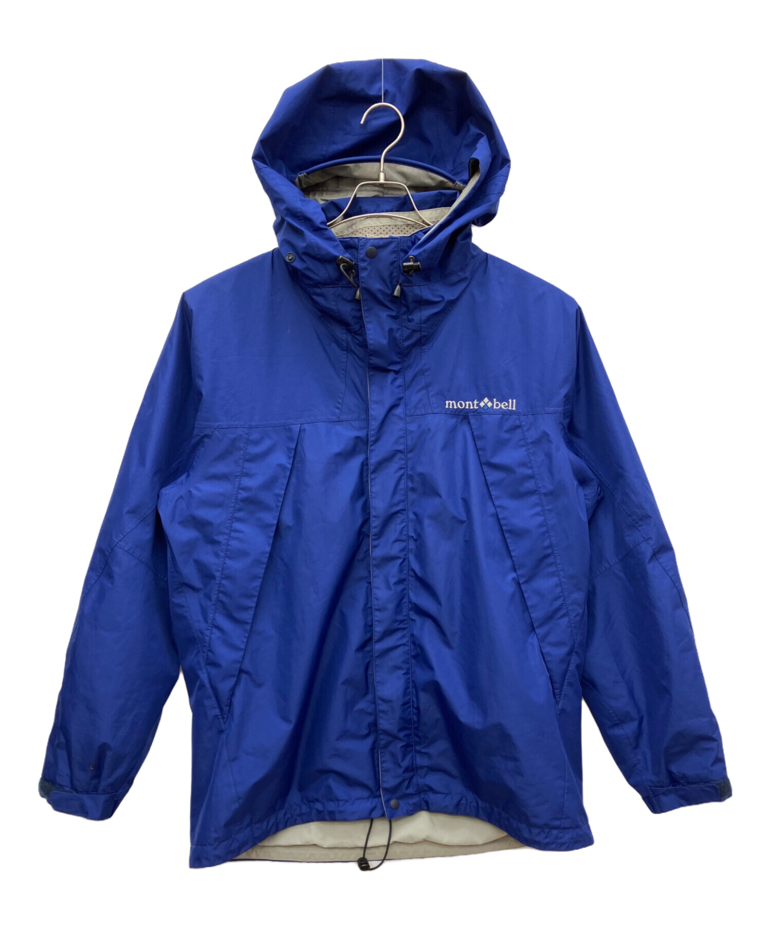 美品】 mont-bell モンベル ミディパーカ Men's L ブルー 青 DRYTEC