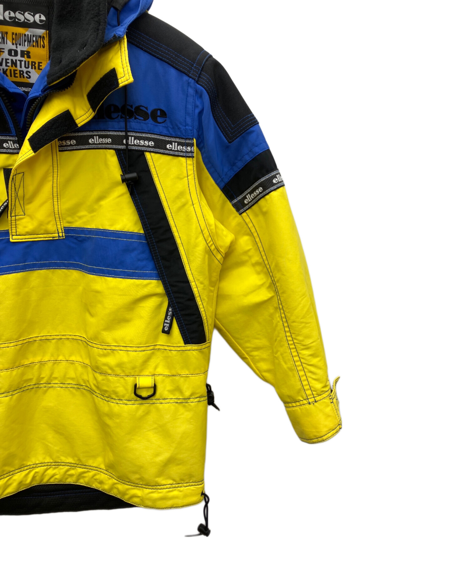 中古・古着通販】ellesse (エレッセ) アノラックパーカー イエロー