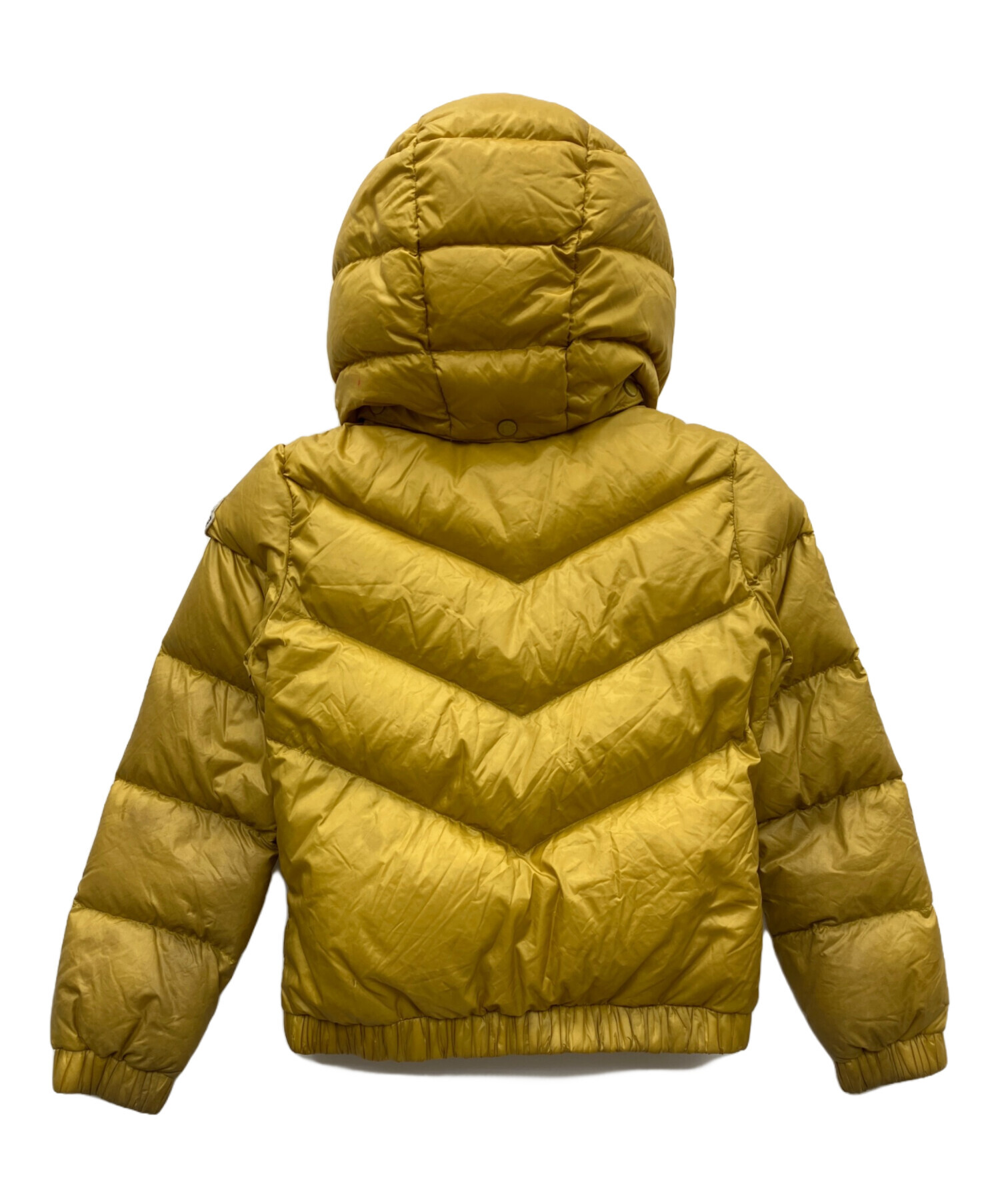 中古・古着通販】MONCLER (モンクレール) ダウンジャケット イエロー 中古・古着通販】MONCLER (モンクレール) ダウンジャケット イエロー
