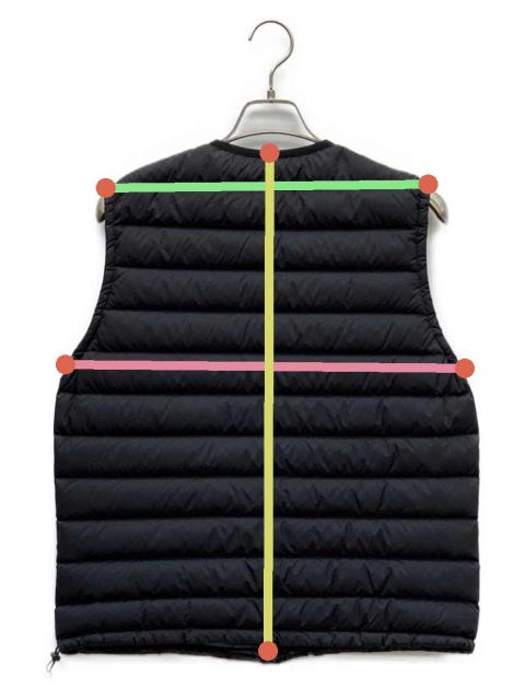 中古・古着通販】DANTON (ダントン) インナーダウンベスト ブラック