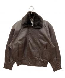 HOUSTON HARAJUKU MOTHER 90s ラムレザージャケット　茶 HARAJUKU MOTHER】ブランド・古着のネット通販【TREFAC FASHION】