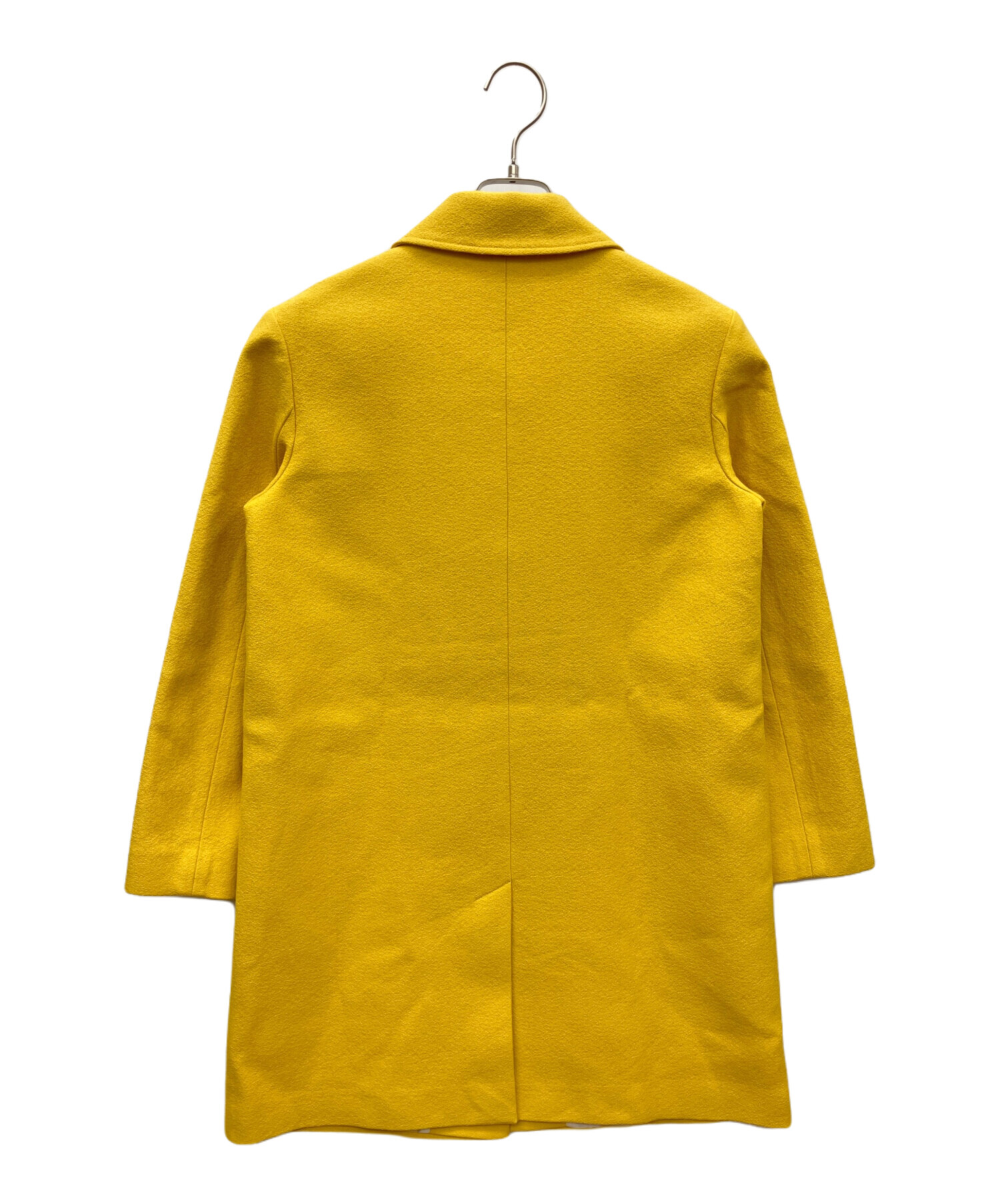 中古・古着通販】A.P.C. (アーペーセー) ステンカラーコート イエロー 
