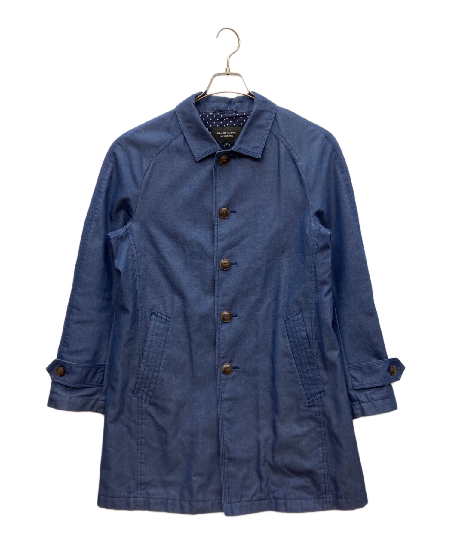 お*す様 ●BURBERRY BLACK LABEL●最高級ステンカラー ビジネ 中古・古着通販】BURBERRY BLACK LABEL (バーバリーブラックレーベル