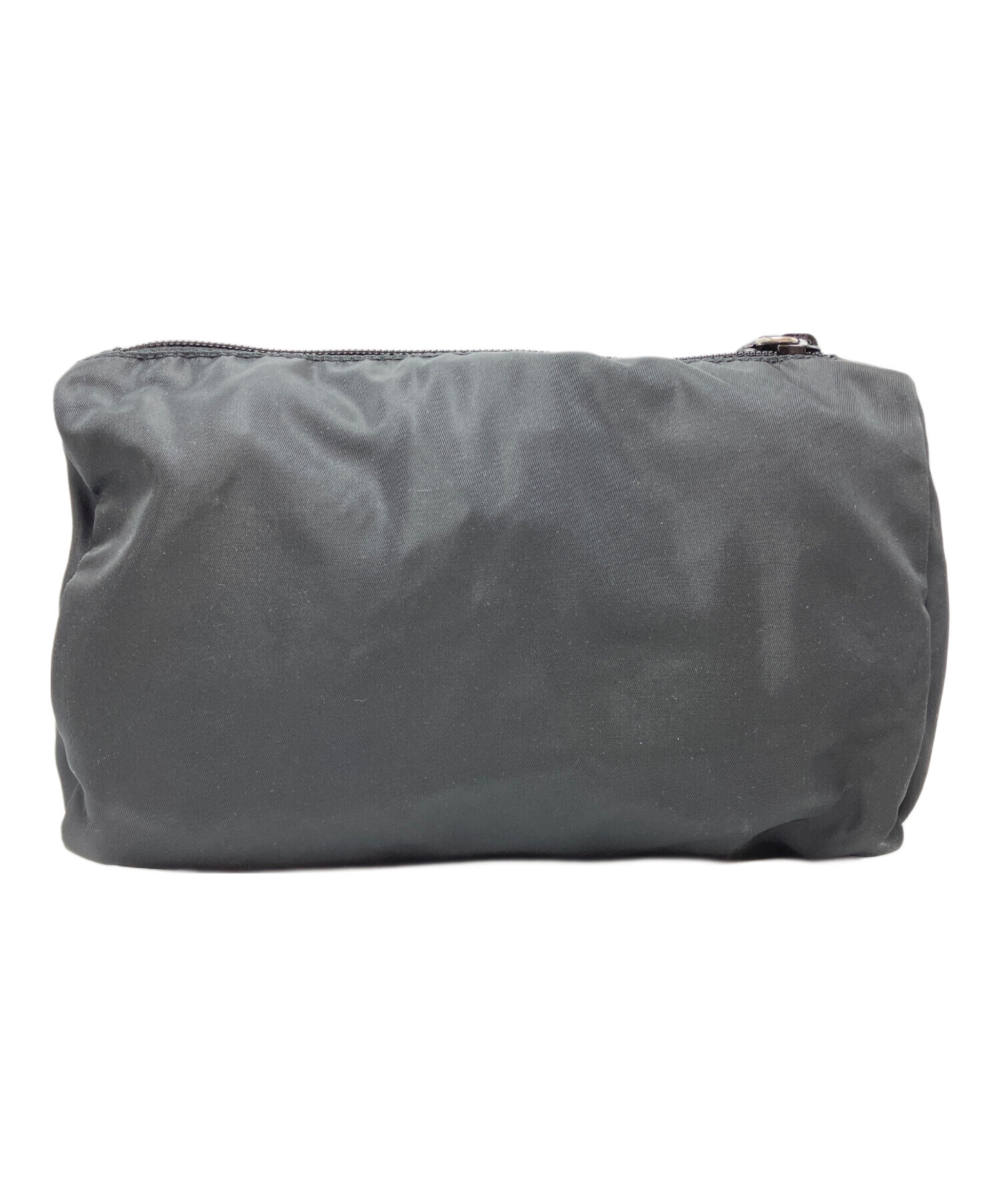 中古・古着通販】PRADA (プラダ) ナイロンポーチ ブラック｜ブランド