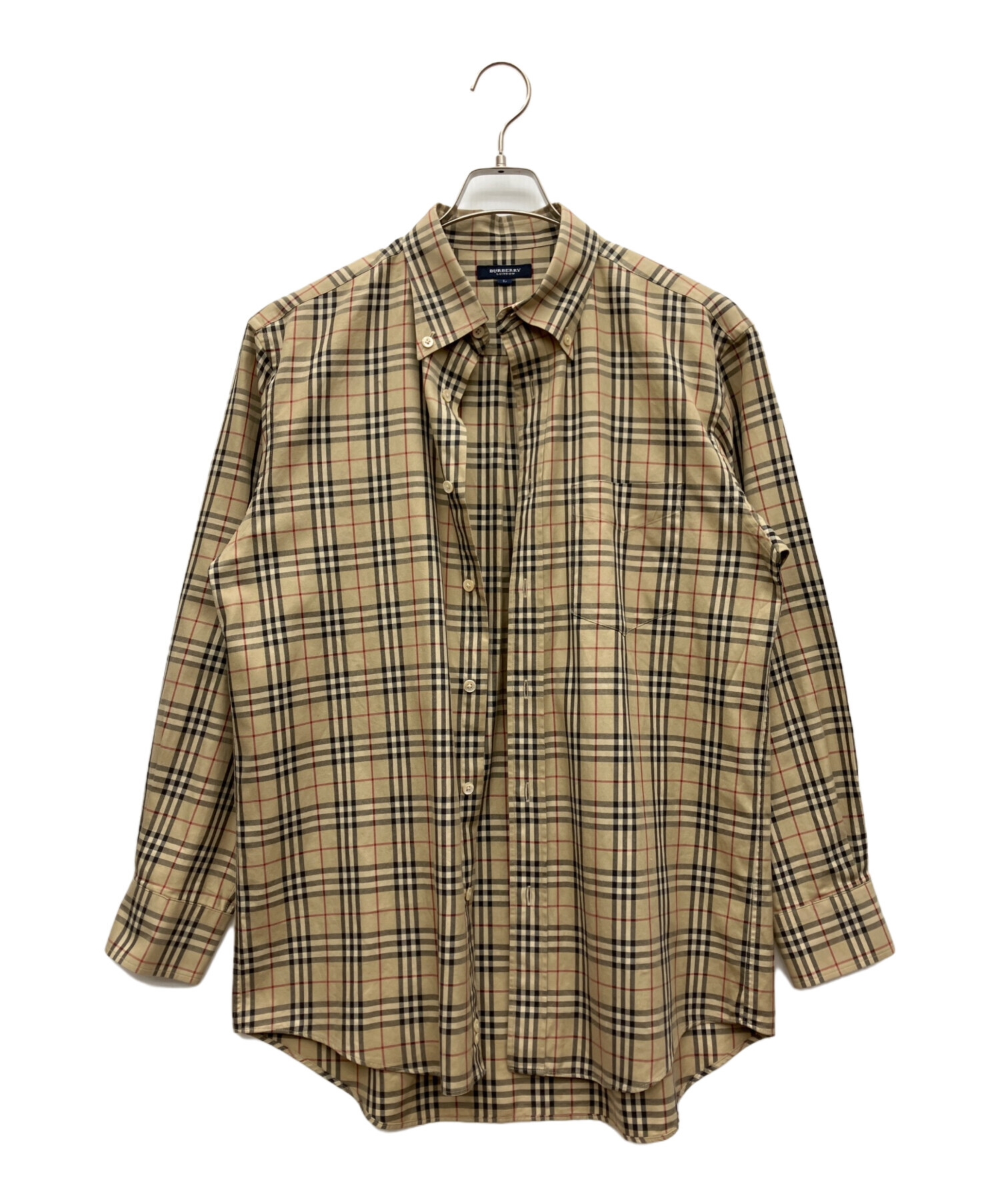 BURBERRY ブラウン柄シャツ Sサイズ 中古・古着通販】BURBERRY LONDON (バーバリーロンドン) 長袖シャツ