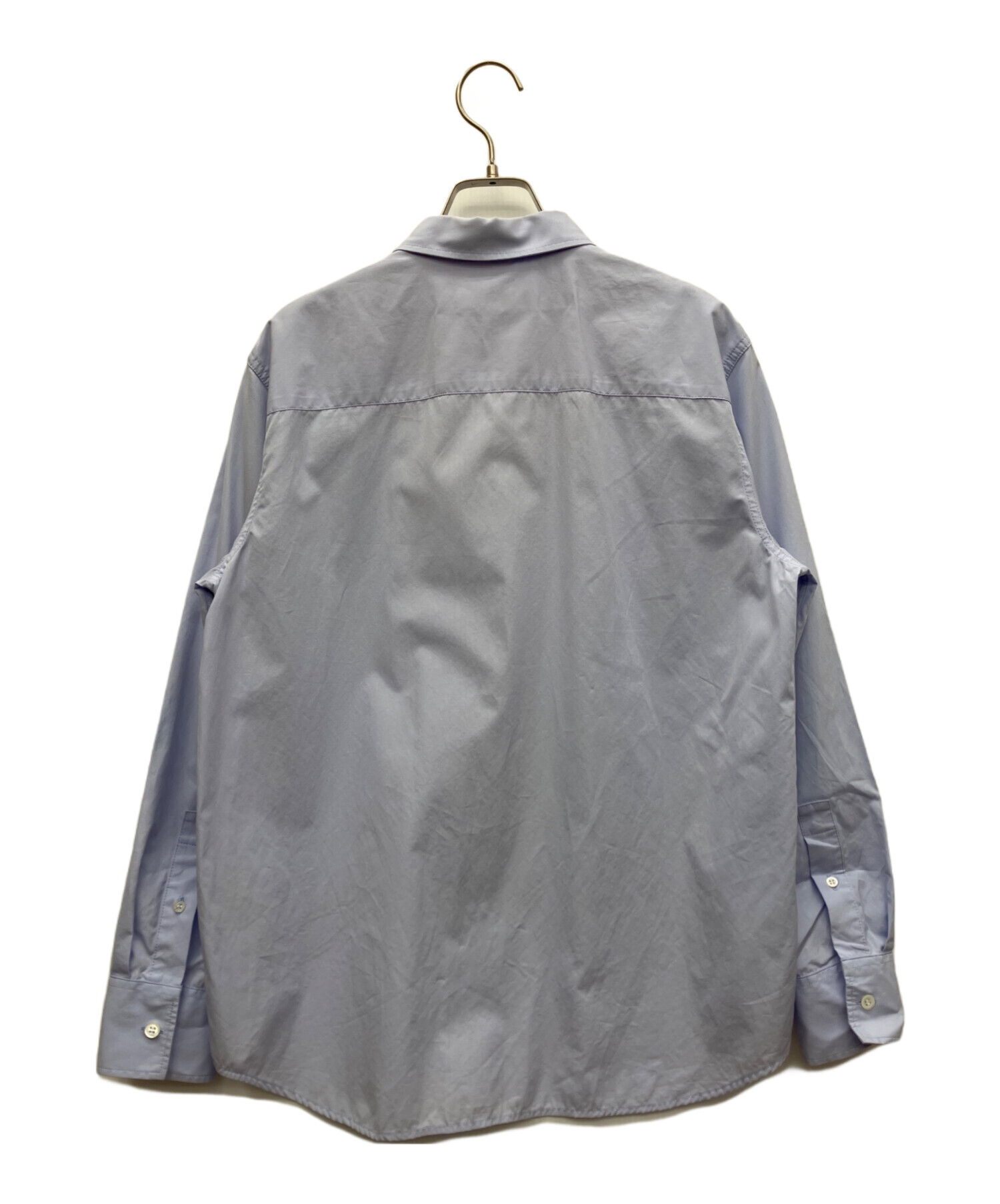 中古・古着通販】maison kitsune (メゾンキツネ) 長袖シャツ ブルー 