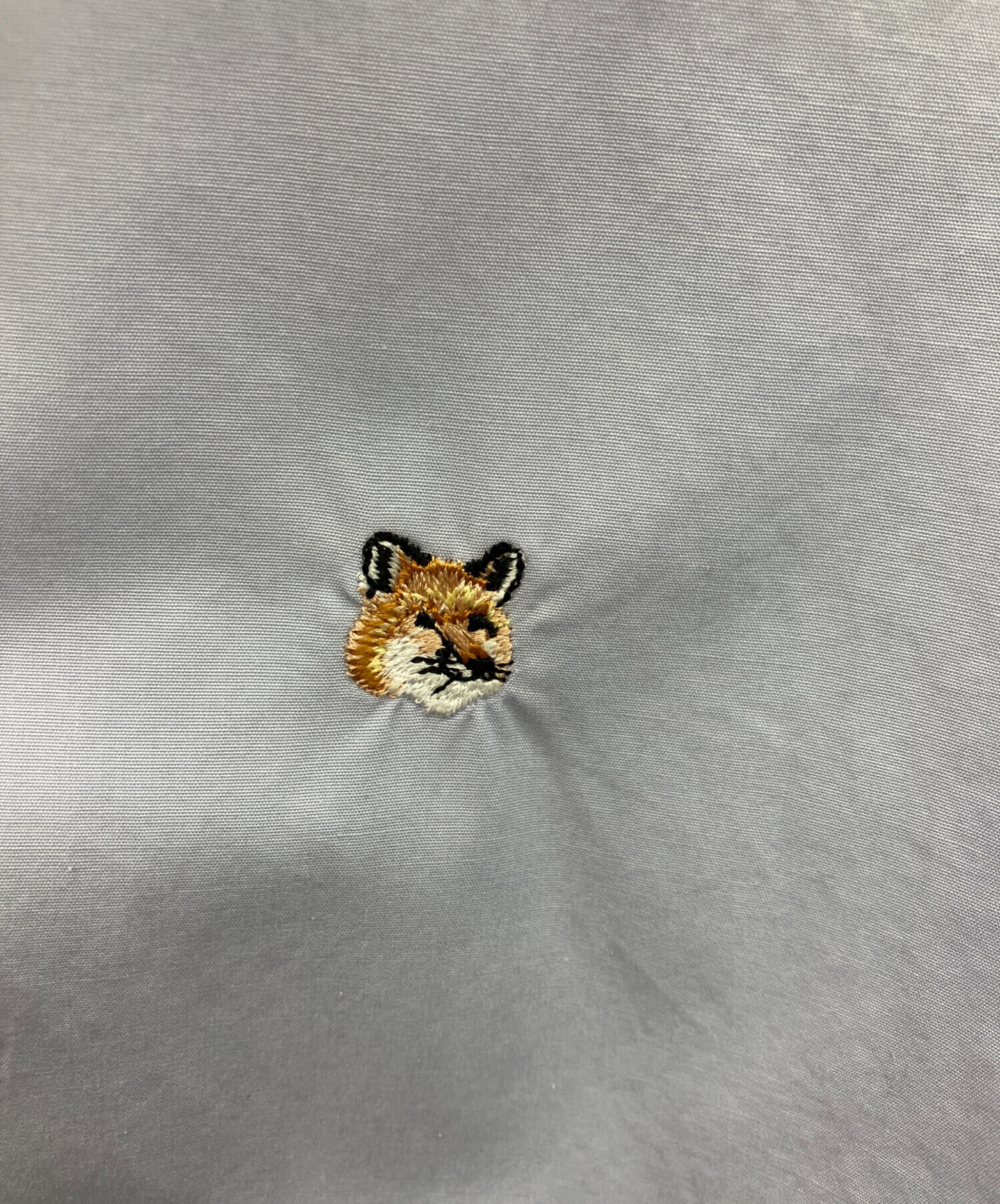 中古・古着通販】maison kitsune (メゾンキツネ) 長袖シャツ ブルー 