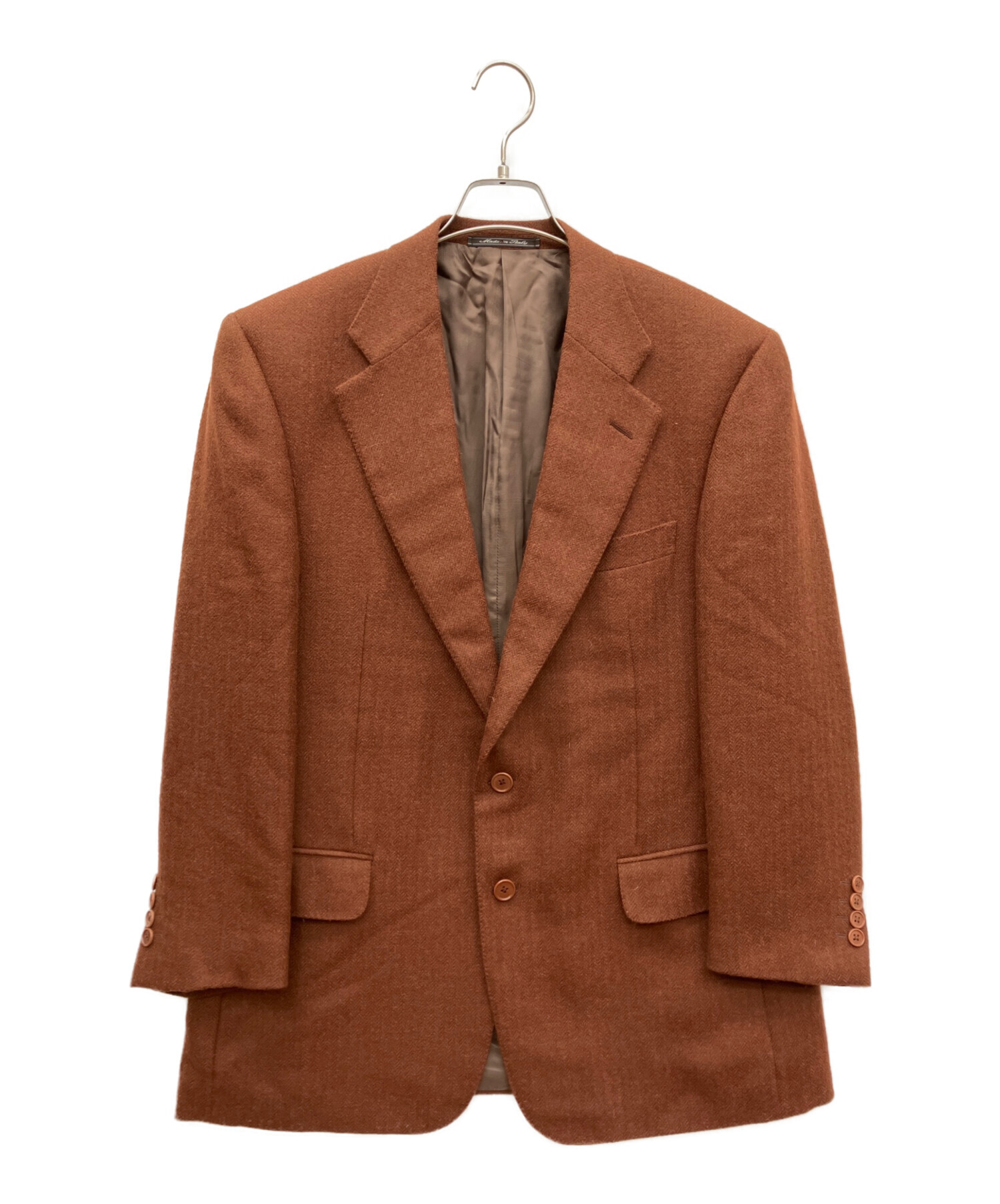 中古・古着通販】dunhill (ダンヒル) 2Bジャケット ブラウン サイズ 