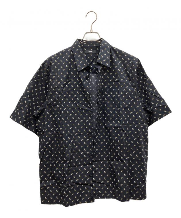 中古・古着通販】DIESEL (ディーゼル) 半袖シャツ ブラック×イエロー