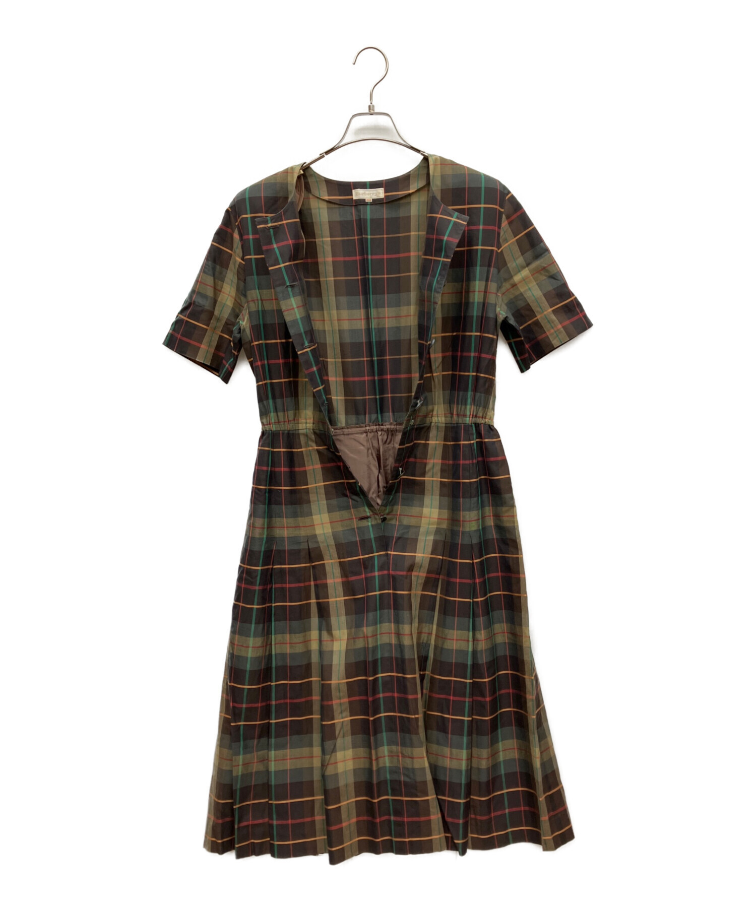 BURBERRY 半袖ワンピース 2Y 中古・古着通販】Burberry's (バーバリーズ) 半袖ワンピース ブラウン