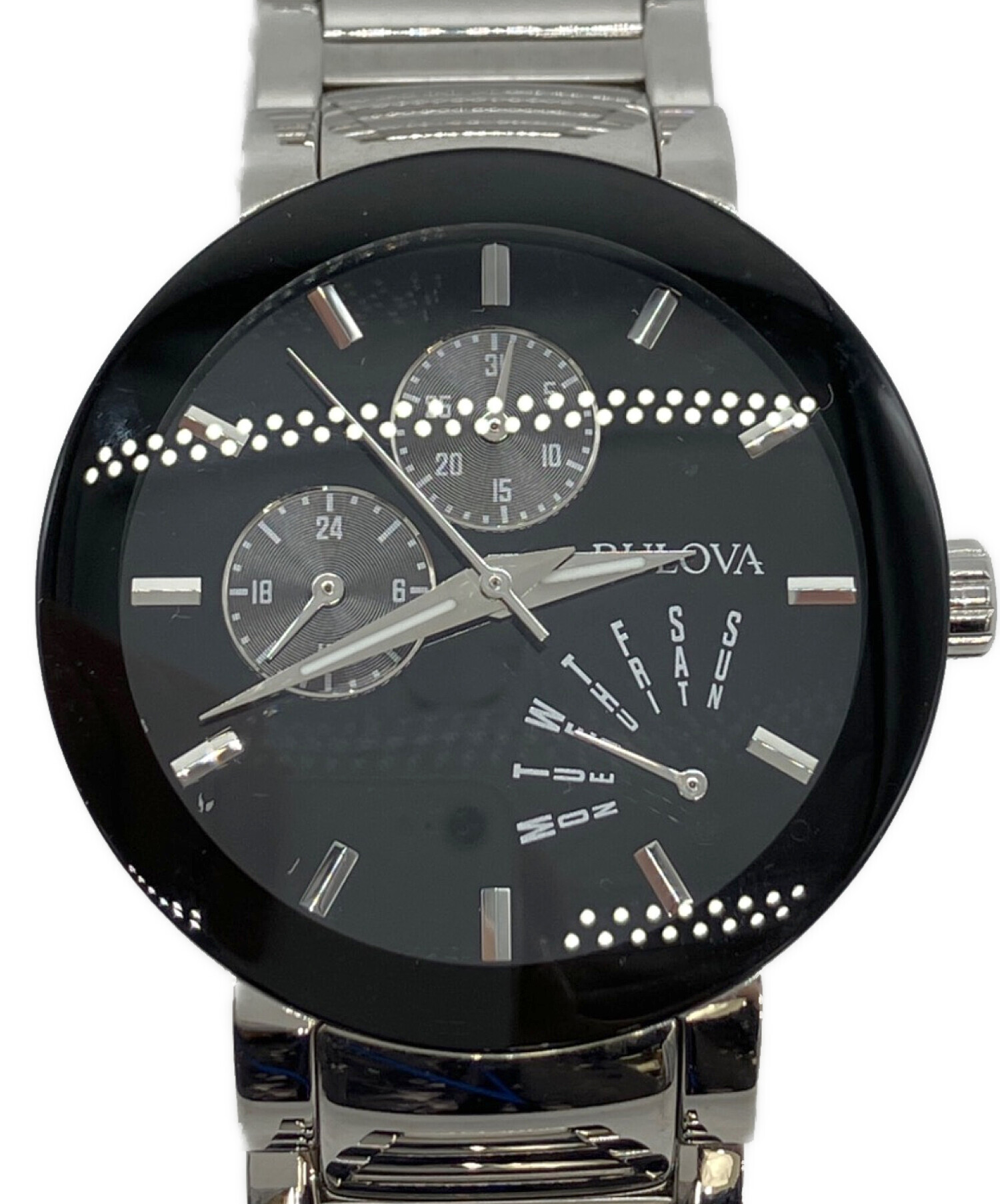 中古・古着通販】BULOVA (ブローバ) 腕時計 ブラック｜ブランド・古着