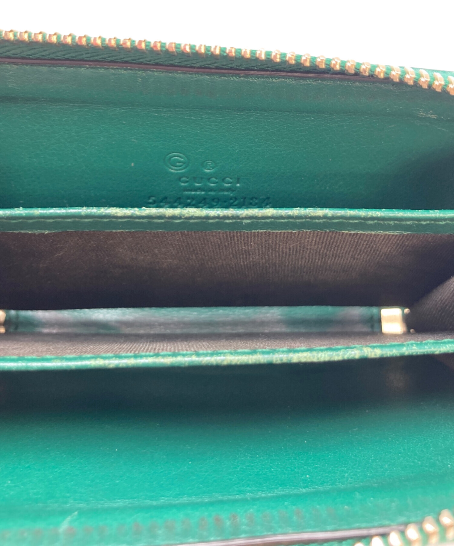 中古・古着通販】GUCCI (グッチ) マイクログッチシマ レザー コイン