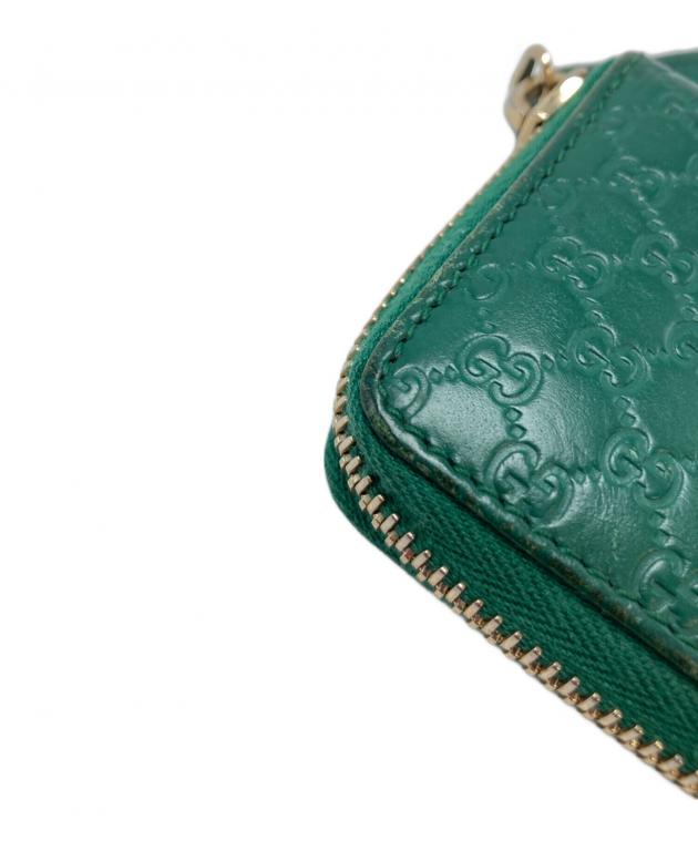 中古・古着通販】GUCCI (グッチ) マイクログッチシマ レザー コイン