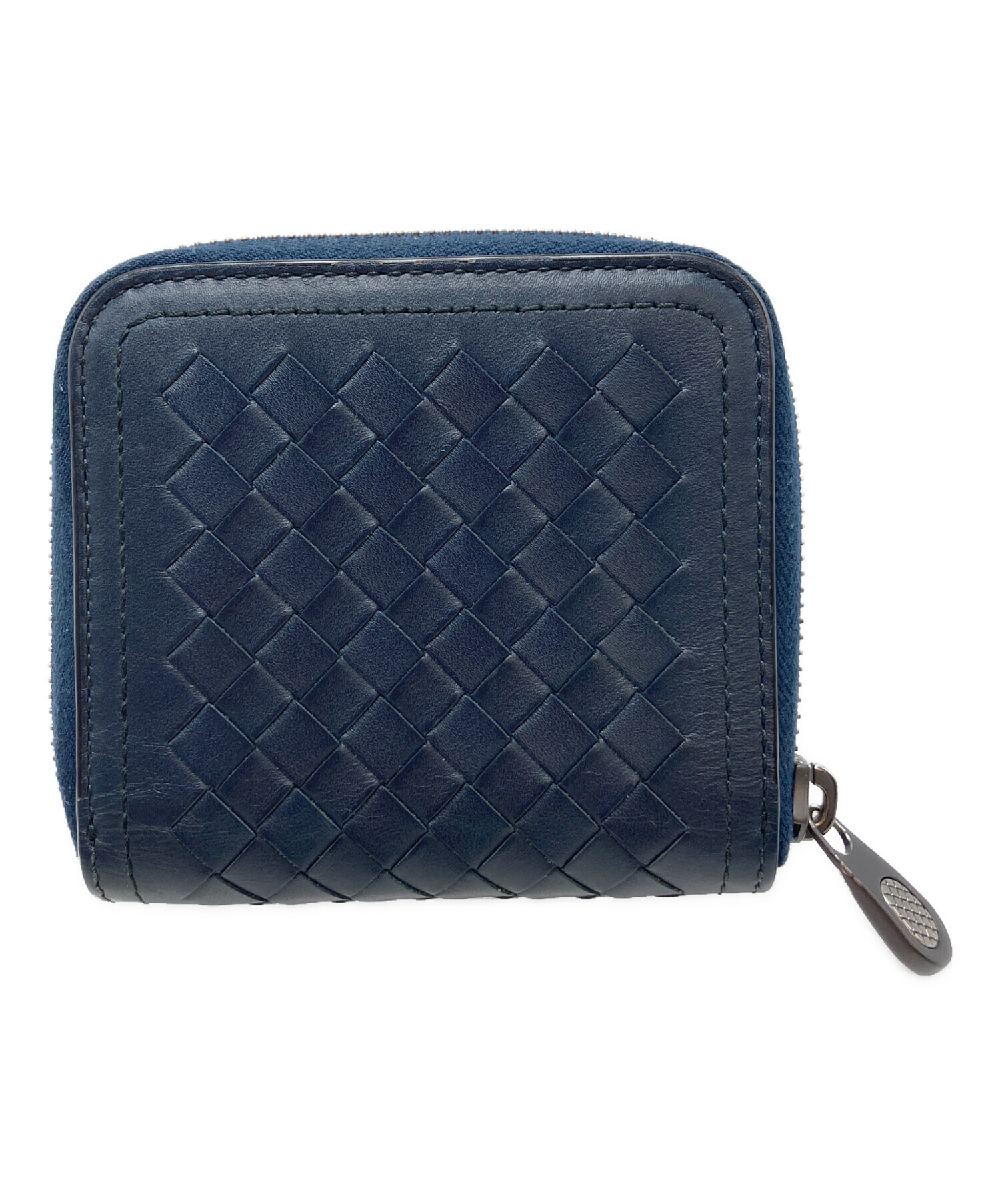 ボッテガヴェネタ イントレチャート　ダブルジップ　ネイビー 中古・古着通販】BOTTEGA VENETA (ボッテガベネタ) イントレチャート 2