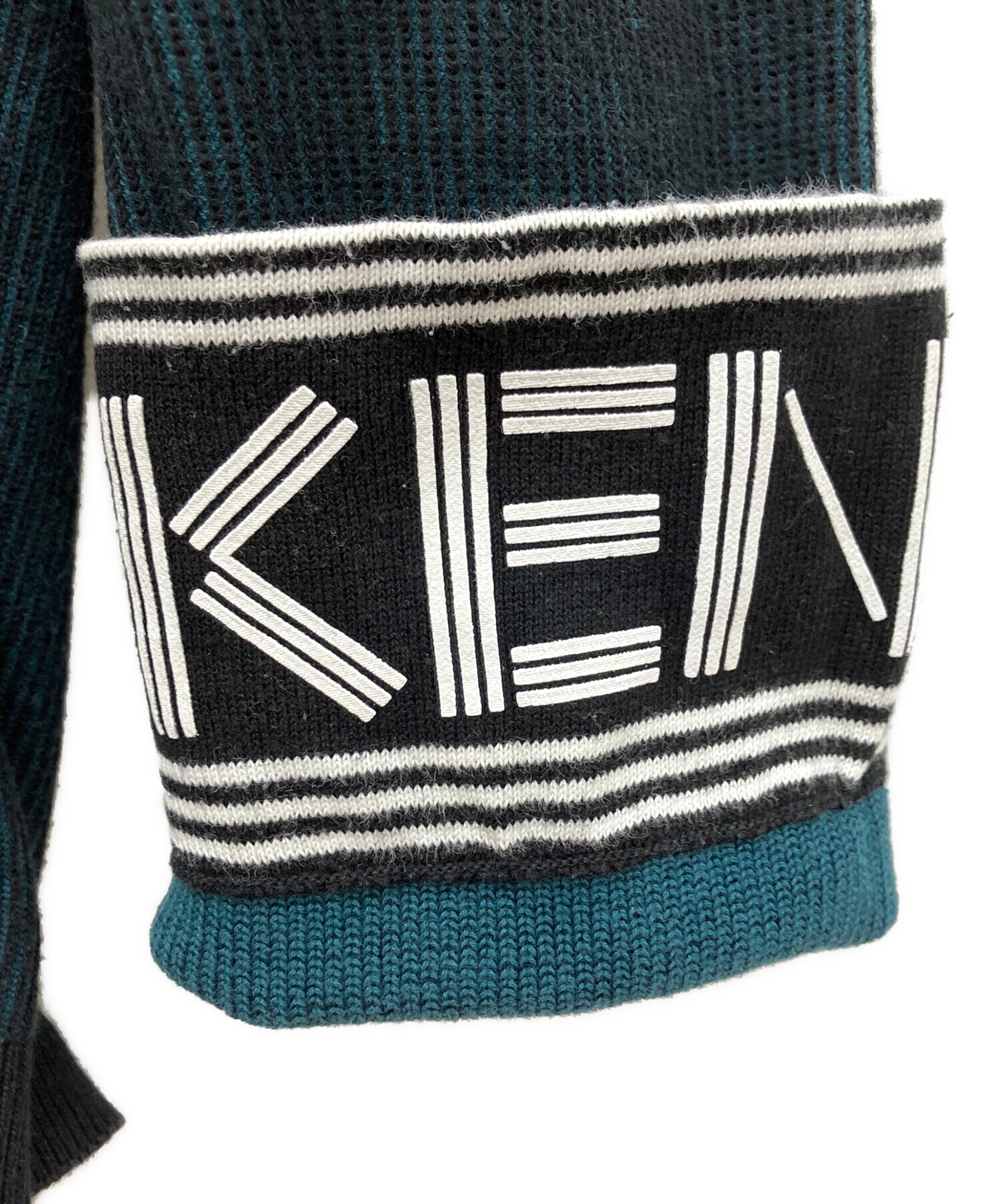 中古・古着通販】KENZO (ケンゾー) 厚手ニット グリーン サイズ:M