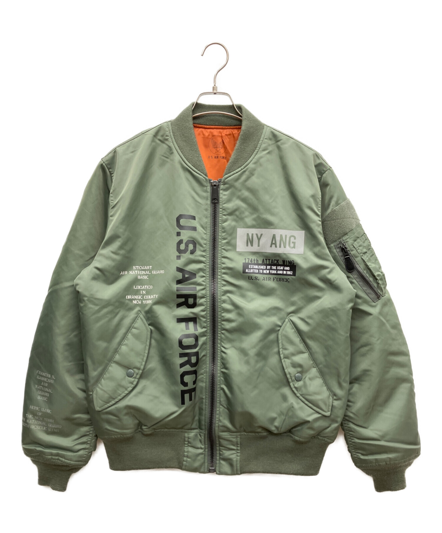 中古・古着通販】AVIREX (アヴィレックス) リフレクトステンシルMA-1