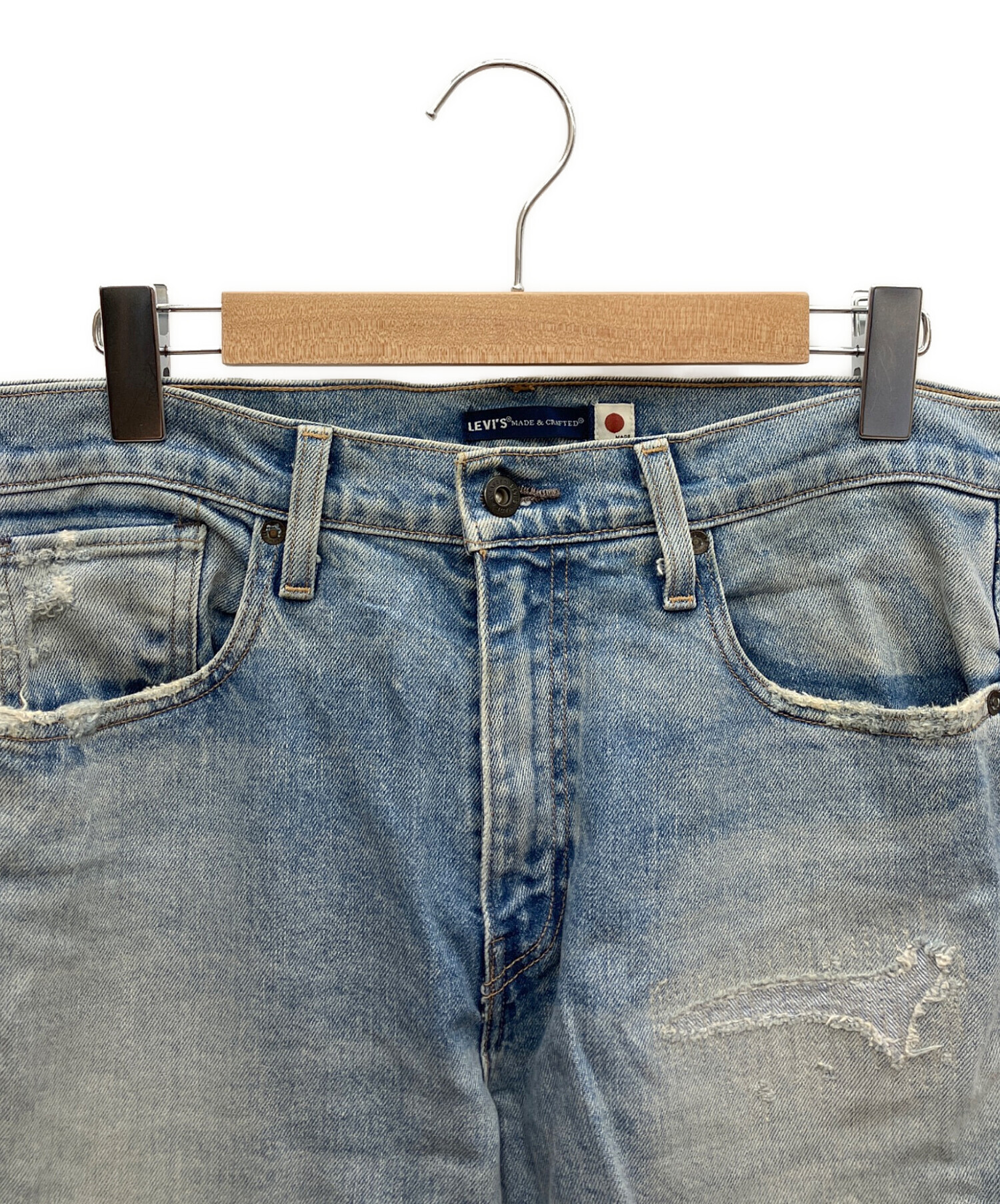 530641● LEVI'S MADE&CRAFTED 501 ダメージ加工 デ 中古・古着通販】LEVI'S MADE&CRAFTED (リーバイスメイドクラフテッド
