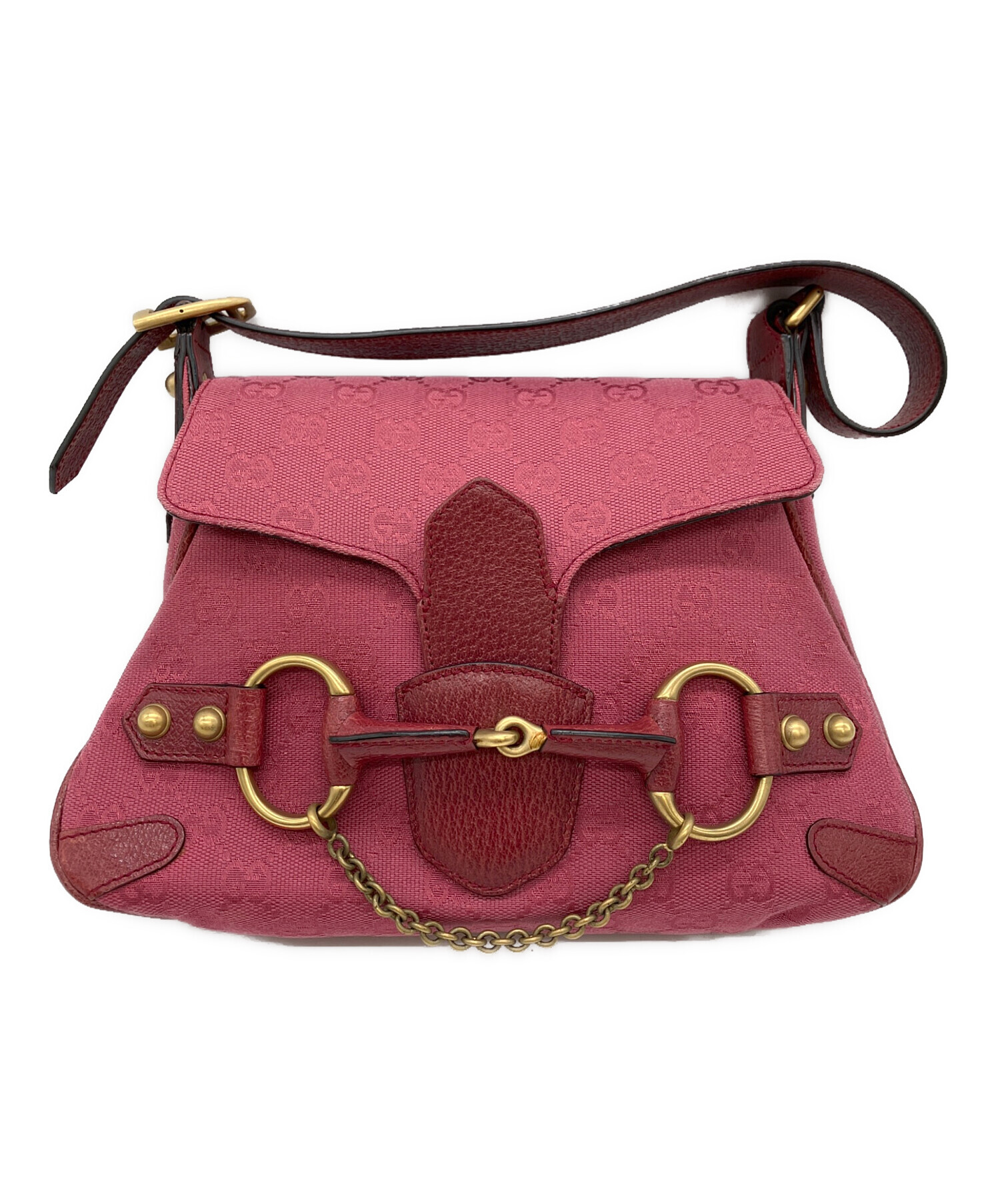 中古・古着通販】GUCCI (グッチ) ホースビットワンショルダーバッグ