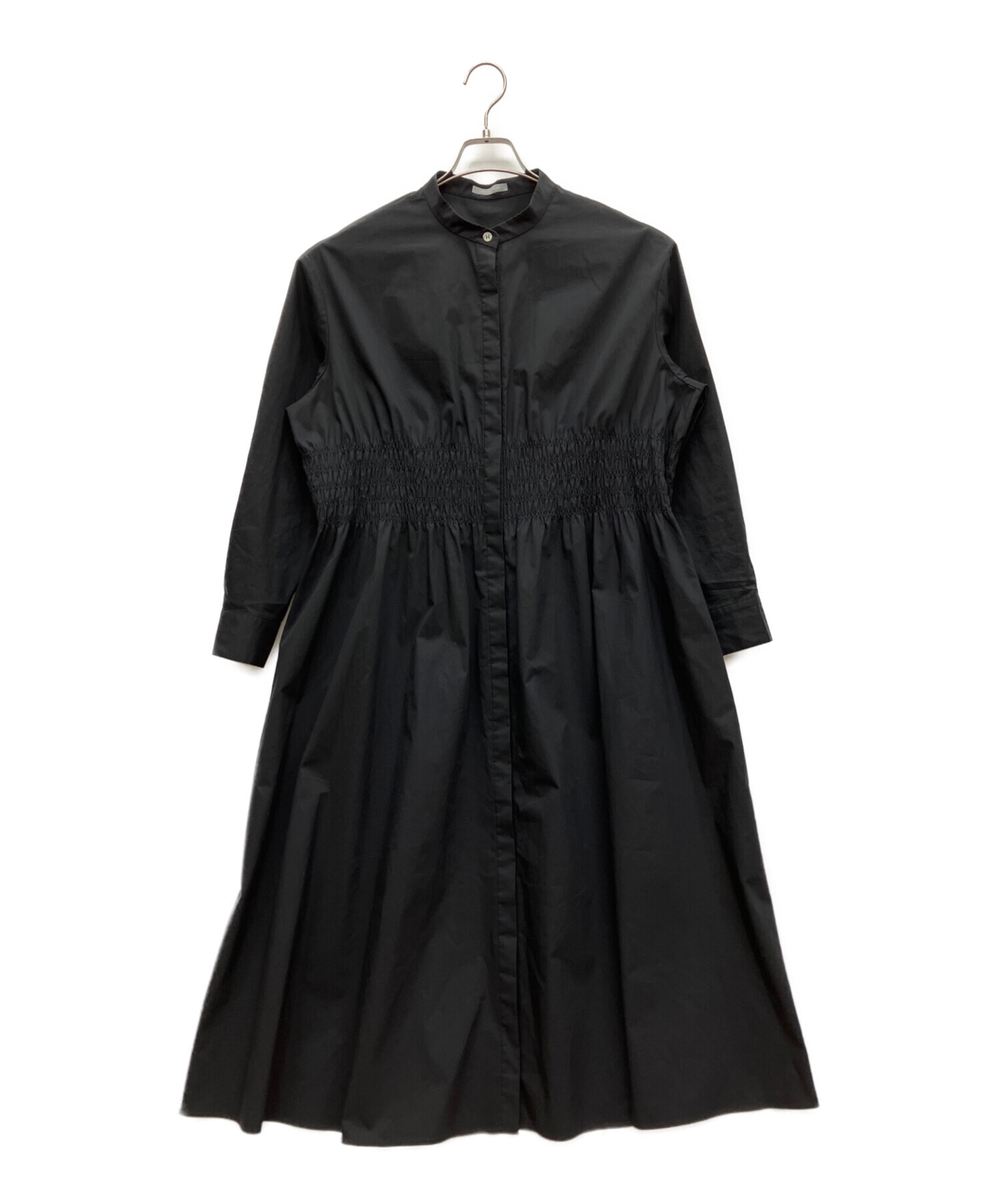 Theory セオリー シャツワンピース ベルト付 チュニック ブラック 36 中古・古着通販】theory luxe (セオリーリュクス) シャツワンピース