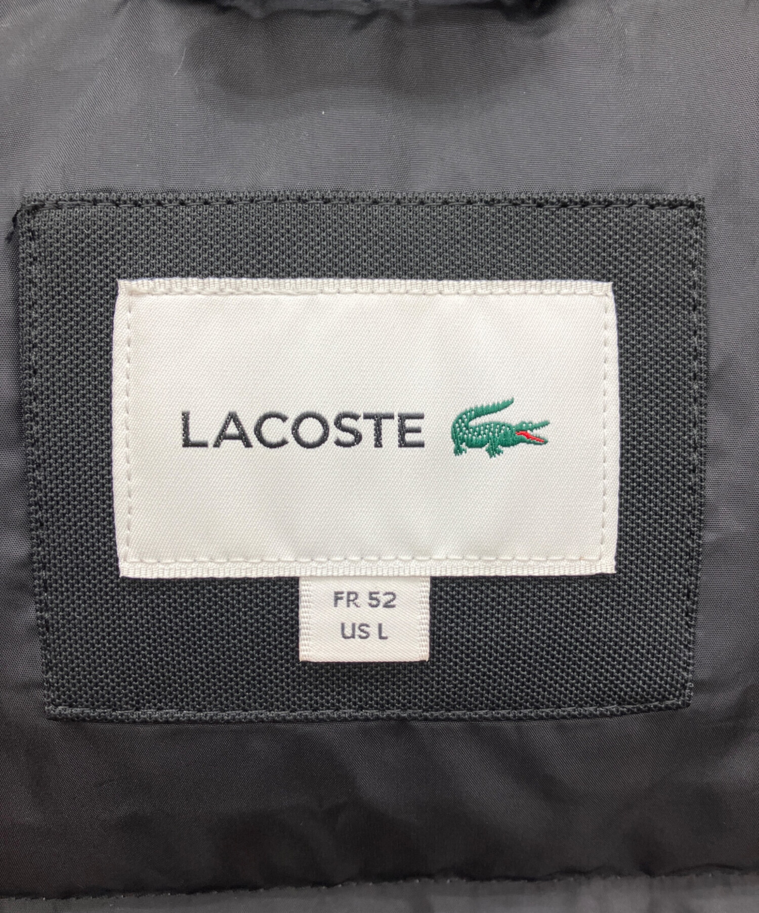 中古・古着通販】LACOSTE (ラコステ) 耐水透湿ピケダウンベスト