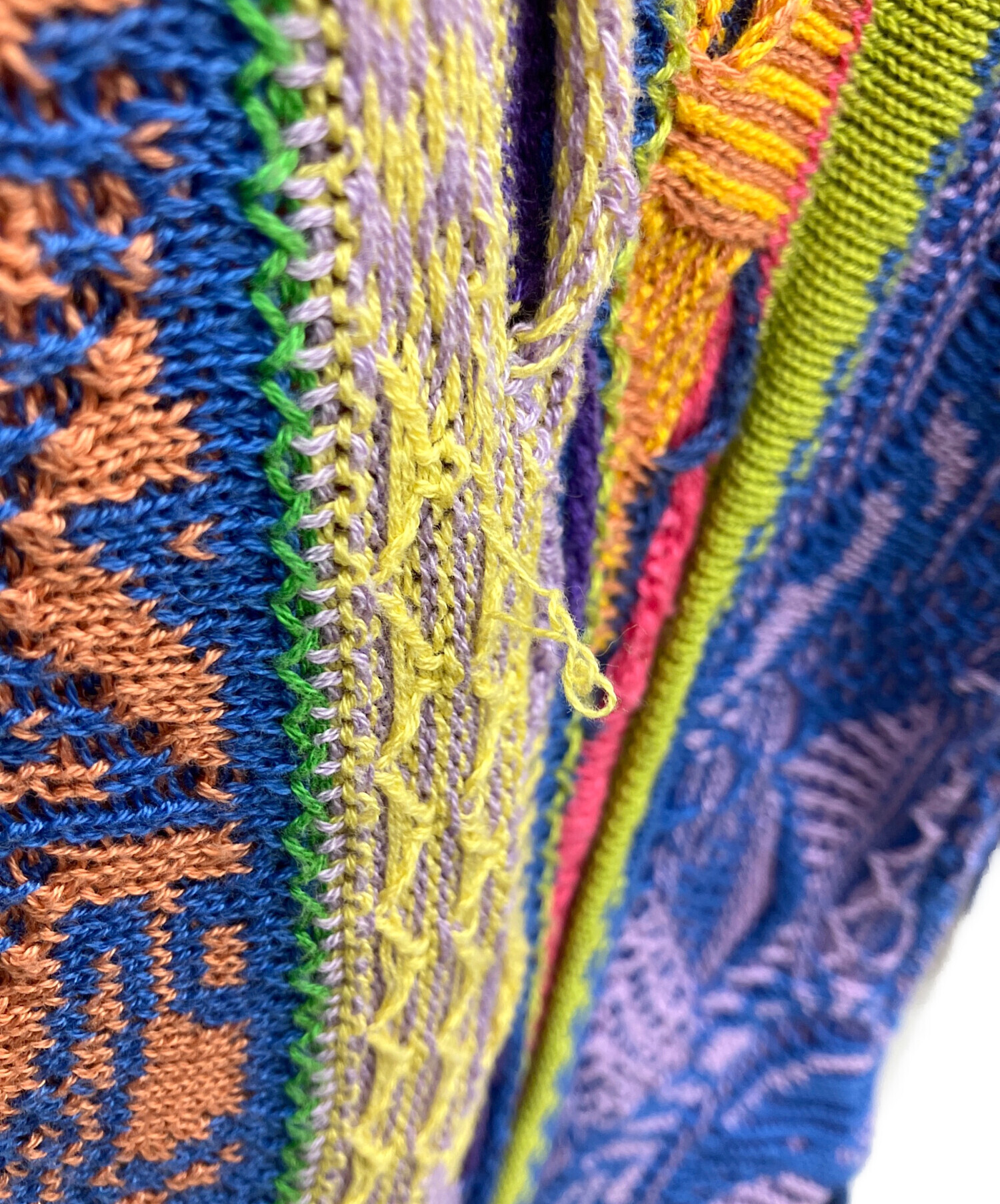 中古・古着通販】Coogi (クージー) 厚手ニット マルチカラー サイズ:S