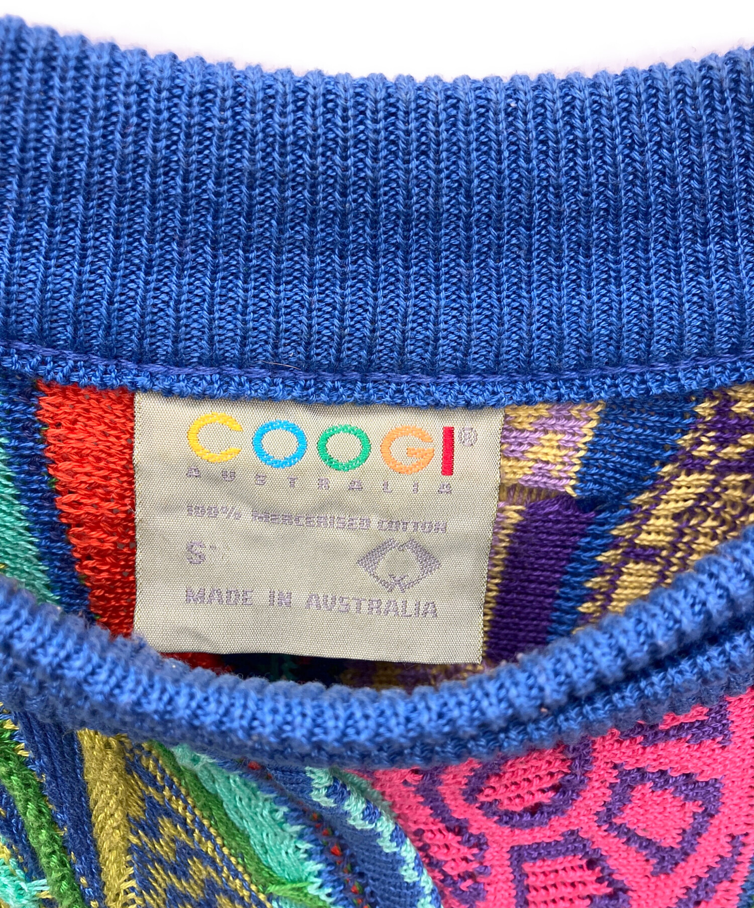 中古・古着通販】Coogi (クージー) 厚手ニット マルチカラー サイズ:S