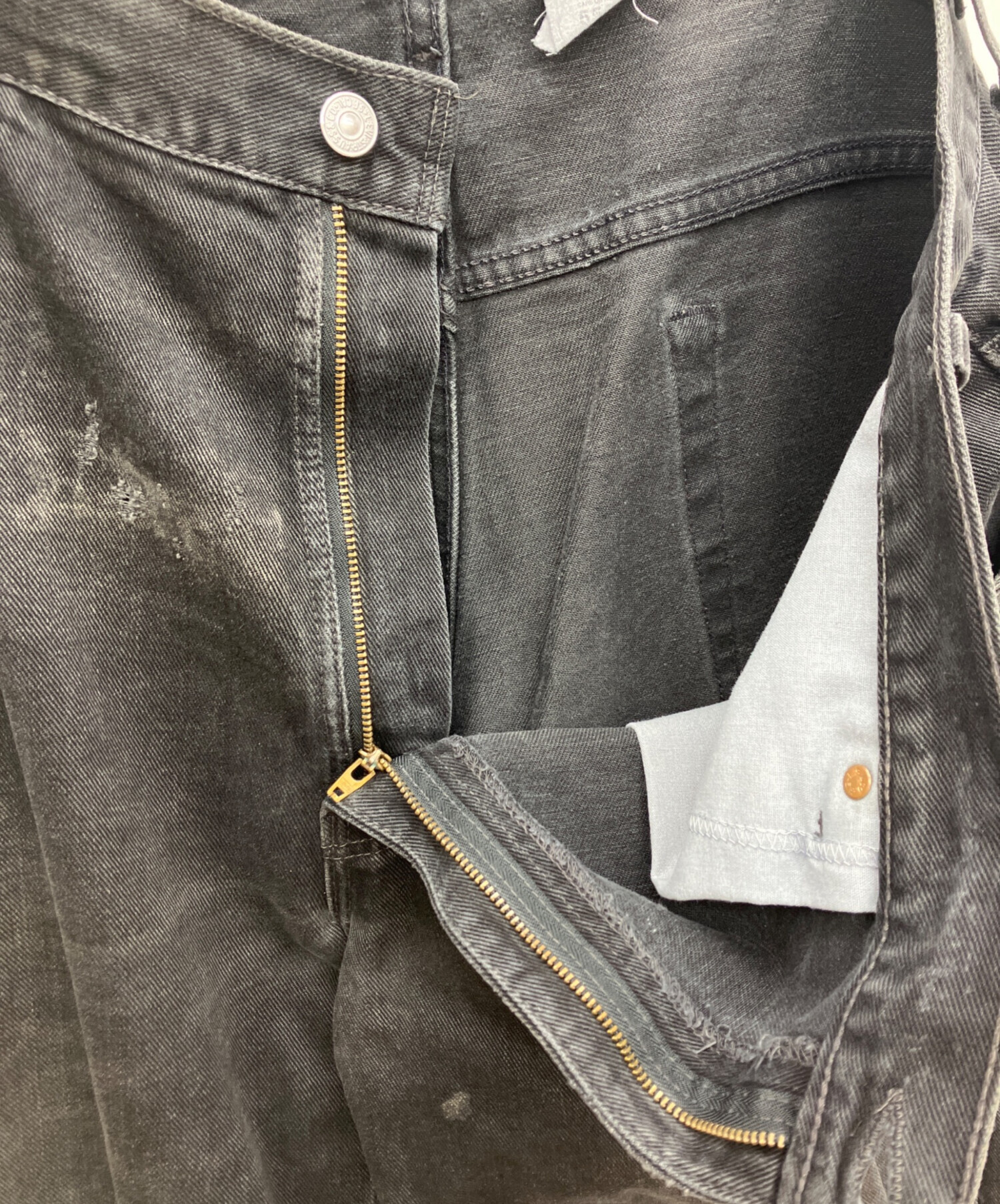 中古・古着通販】LEVI'S (リーバイス) ダメージ加工デニムパンツ