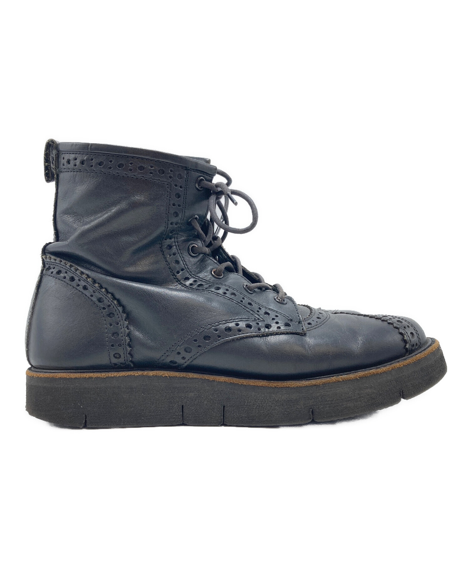 中古・古着通販】Y's (ワイズ) ブーツ ブラック サイズ:SIZE 5