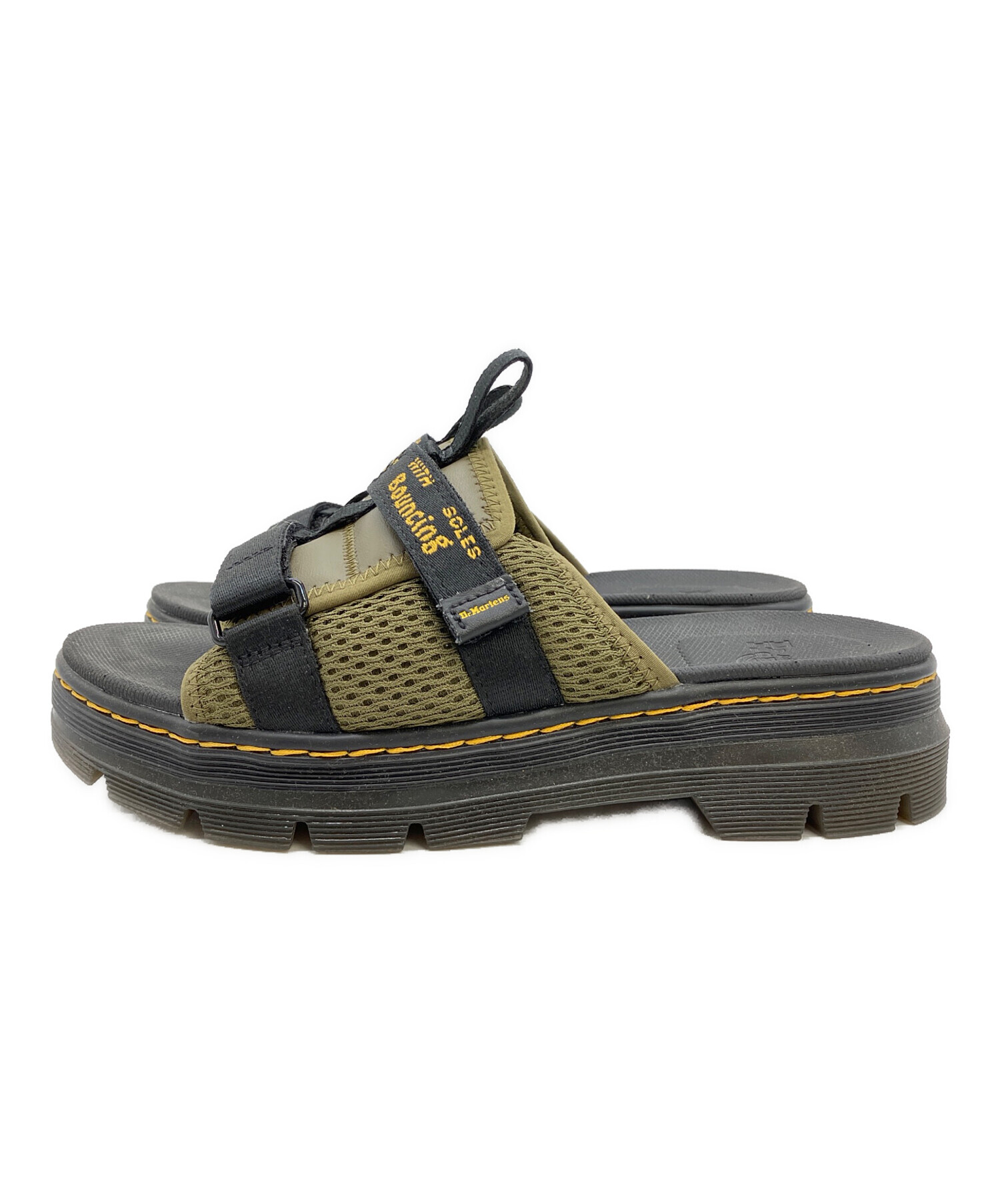 【お値下げ中】Dr.Martens ブラックサンダル 6 UK / 8 US 中古・古着通販】Dr.Martens (ドクターマーチン) サンダル ブラック