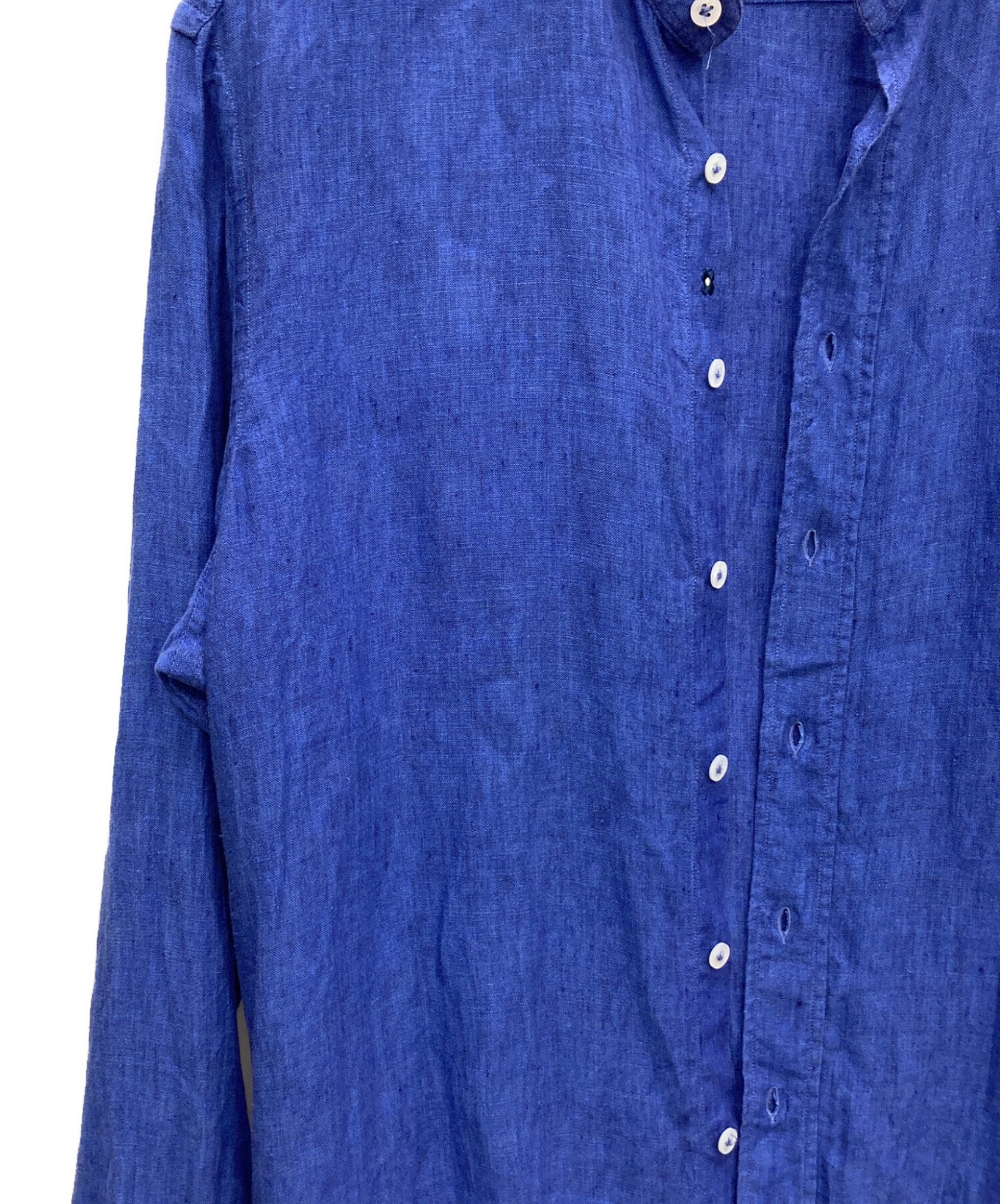 中古・古着通販】LARDINI (ラルディーニ) リネンシャツ ブルー サイズ