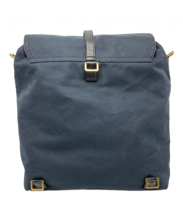中古・古着通販】GUCCI (グッチ) 2WAYショルダーバッグ ネイビー