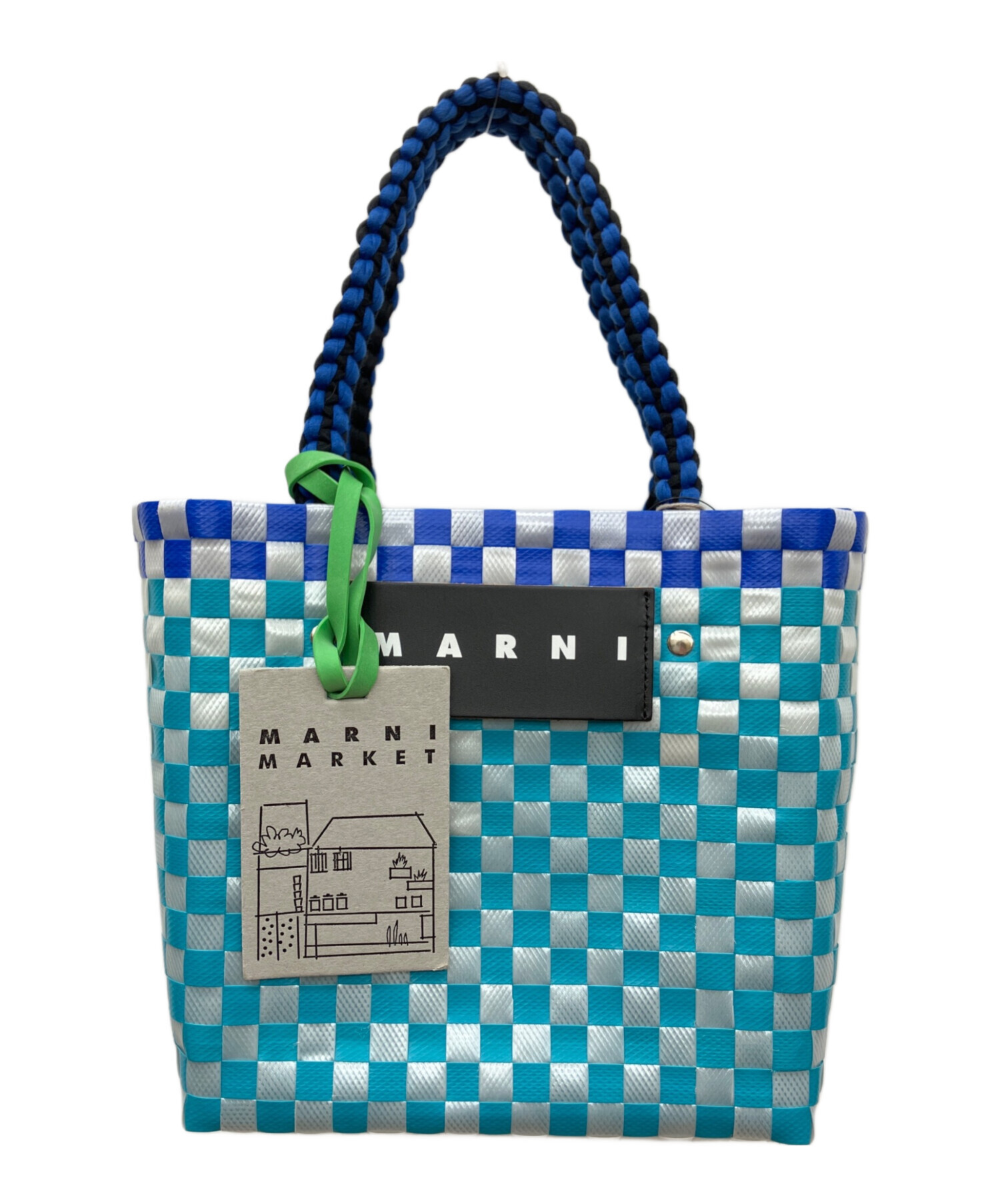 中古・古着通販】MARNI (マルニ) ピクニックバッグ ブルー｜ブランド