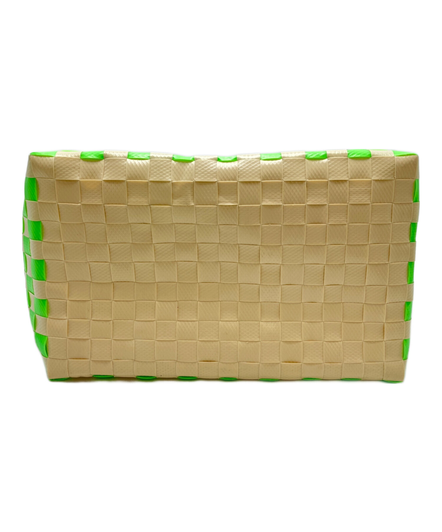 中古・古着通販】MARNI (マルニ) ピクニックバッグ グリーン×オレンジ