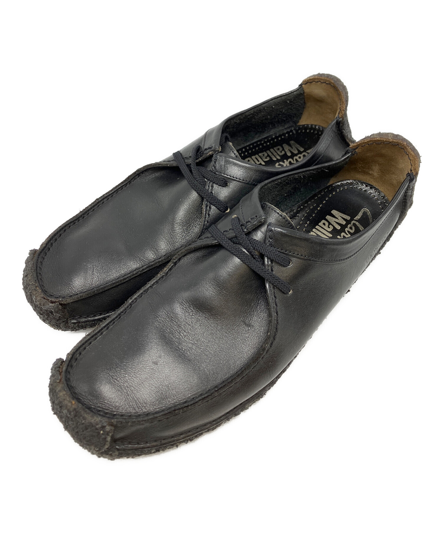 中古・古着通販】CLARKS (クラークス) Wallabee ブラック サイズ:9 1/2