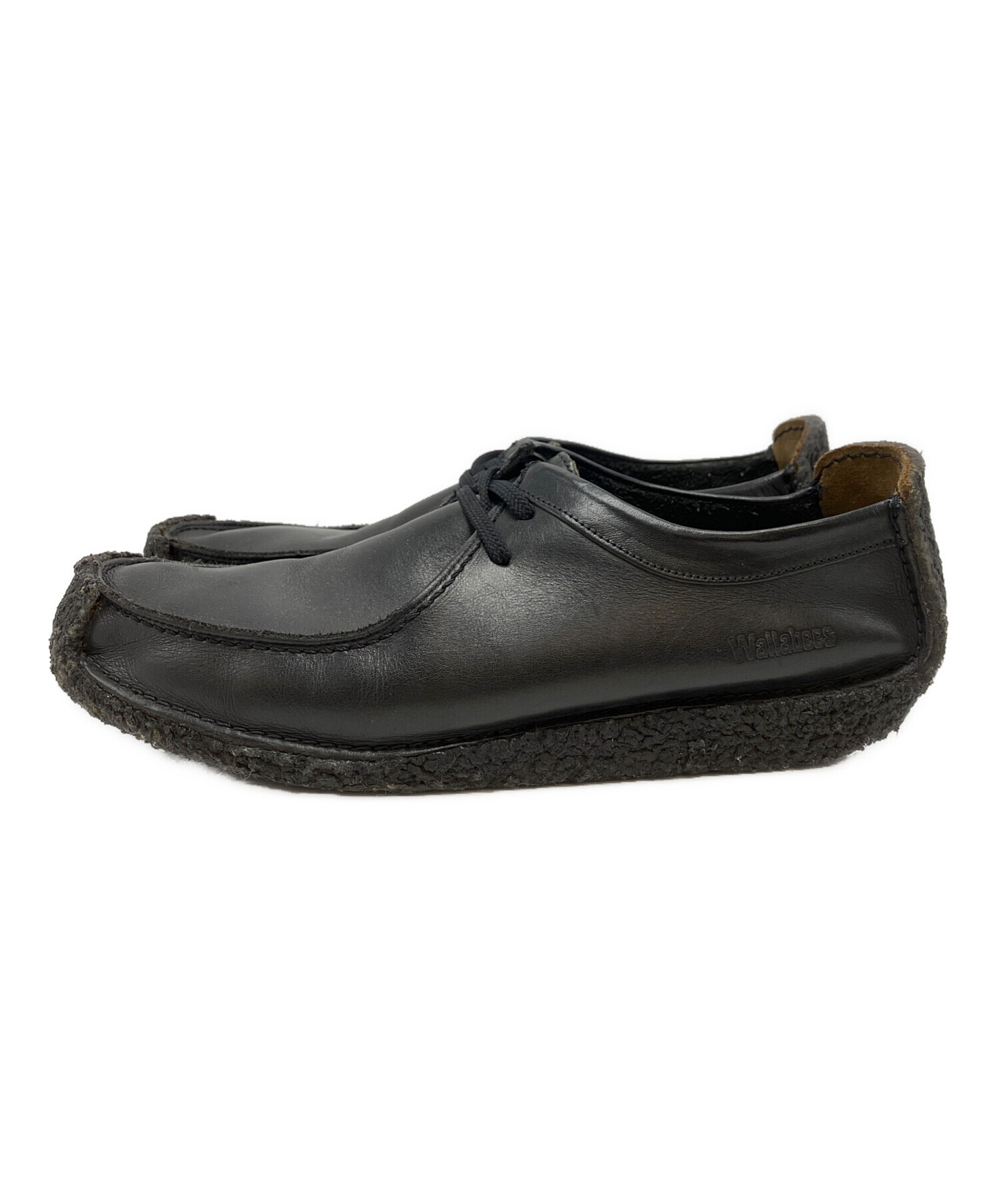 中古・古着通販】CLARKS (クラークス) Wallabee ブラック サイズ:9 1/2