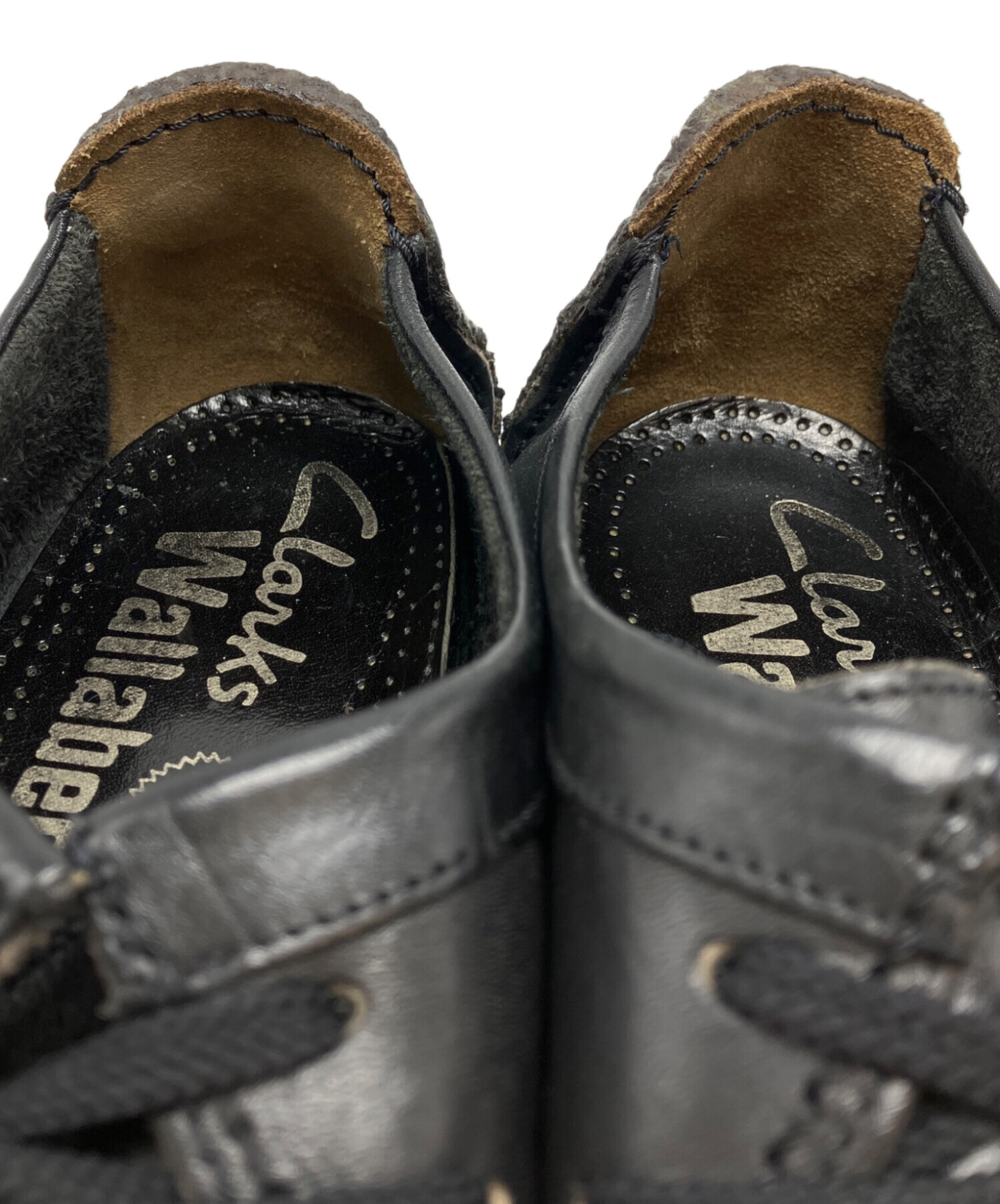 中古・古着通販】CLARKS (クラークス) Wallabee ブラック サイズ:9 1/2