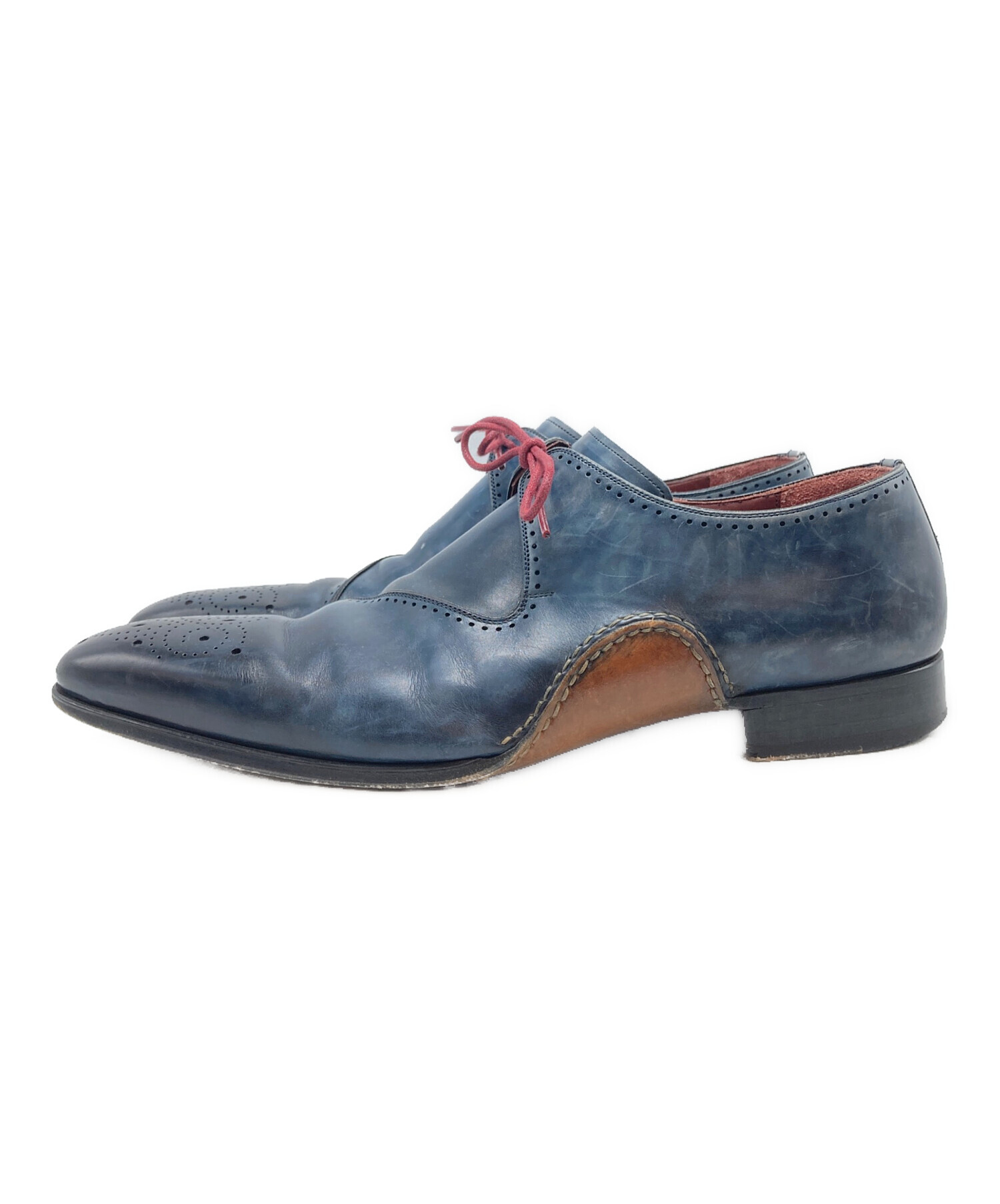 中古・古着通販】MAGNANNI (マグナーニ) レザーシューズ ネイビー