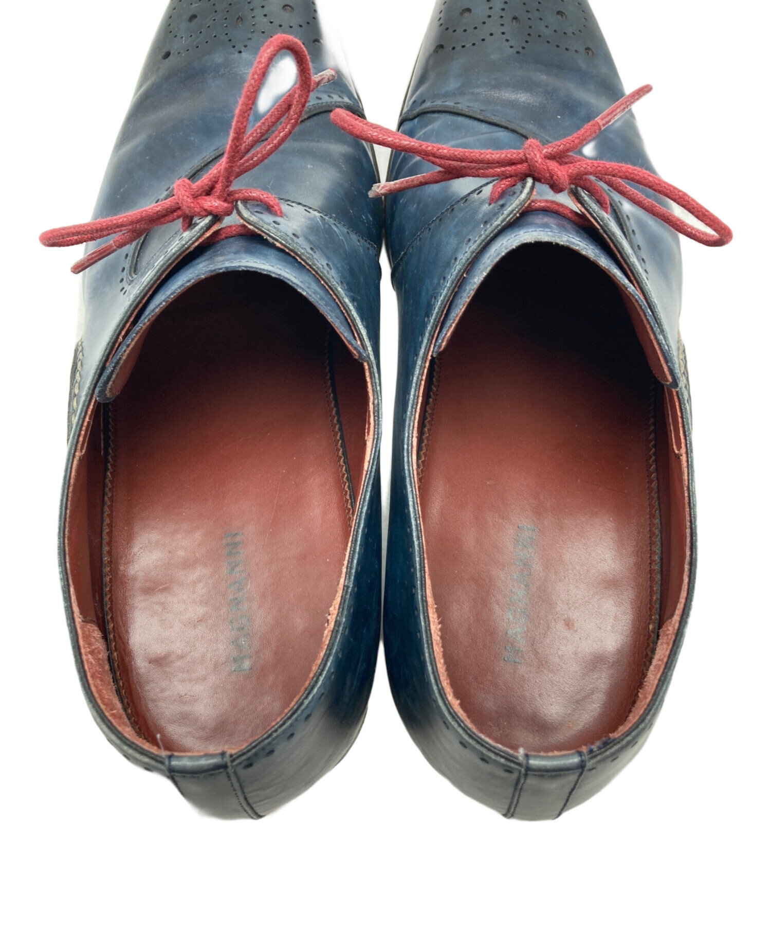 中古・古着通販】MAGNANNI (マグナーニ) レザーシューズ ネイビー