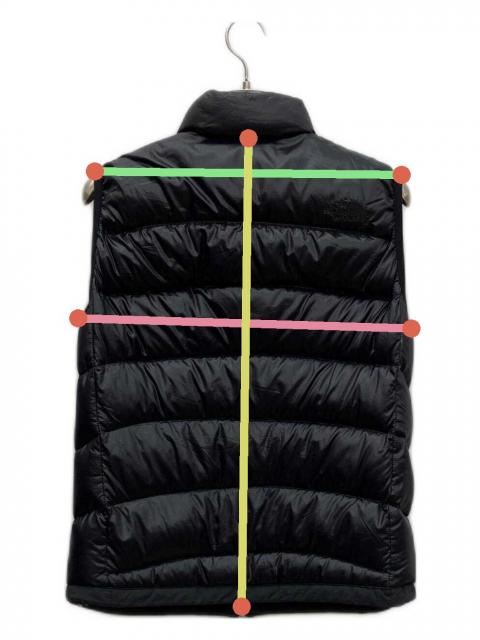 ま*さ様 THE NORTH FACE ダウンベスト フード付き ブラック中古品 中古・古着通販】THE NORTH FACE (ザ ノース フェイス) ダウンベスト