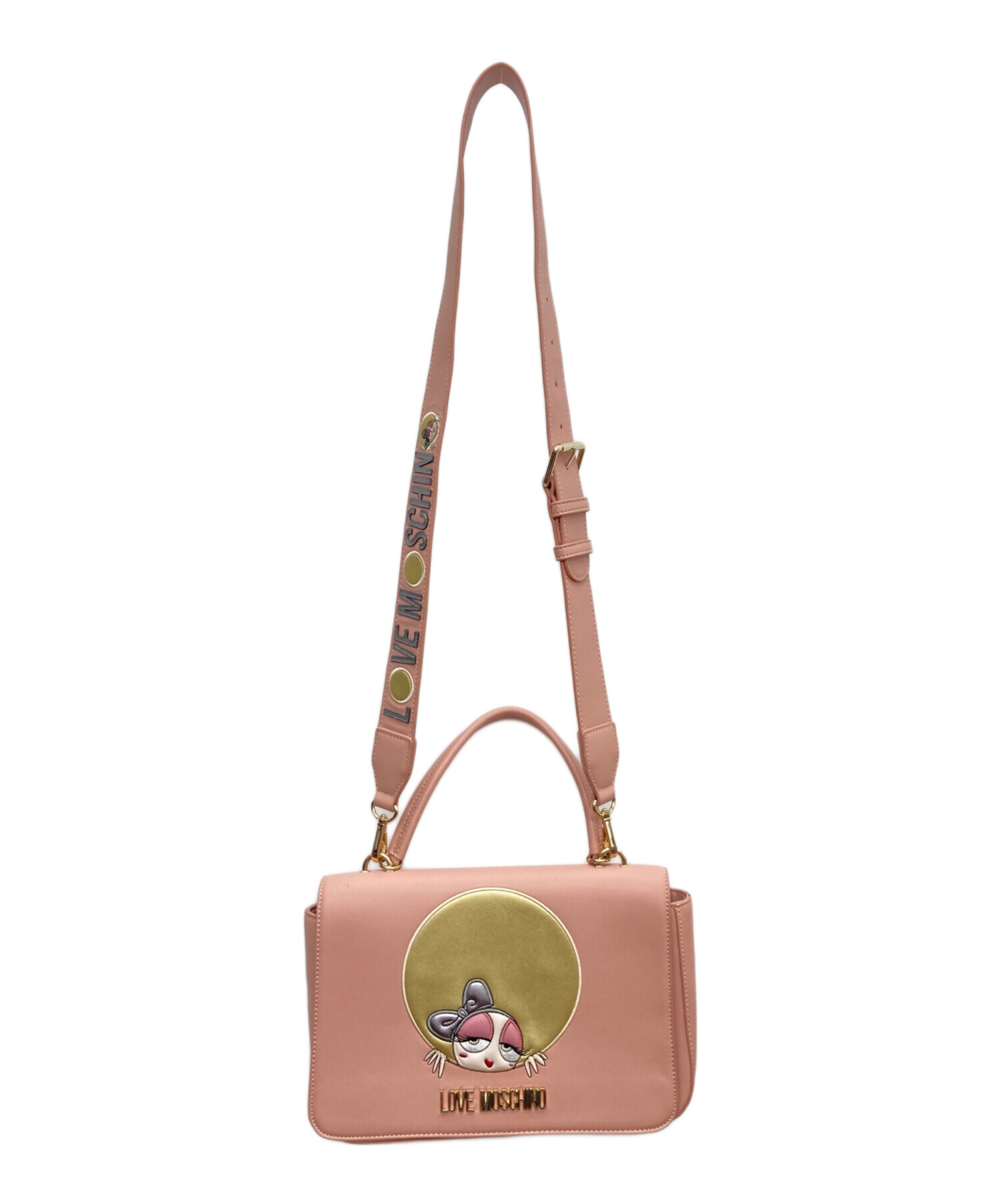 中古・古着通販】LOVE MOSCHINO (ラブモスキーノ) LOOK AT ME ピンク